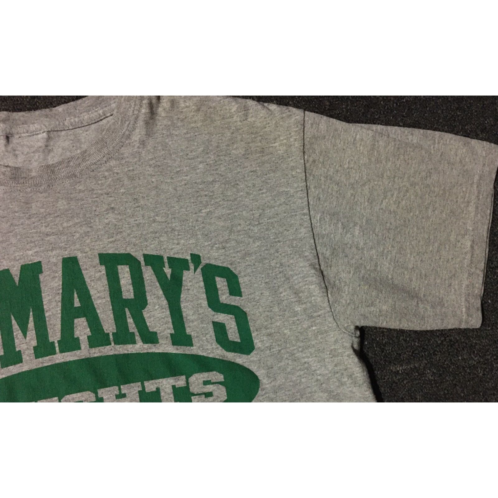Vintage VINTAGE St. Mary’s Knights Athletics Shirt M Gray 90s Grunge School Sports Track & Field PE Mens Size US M / EU 48-50 / 2 - 4 Thumbnail