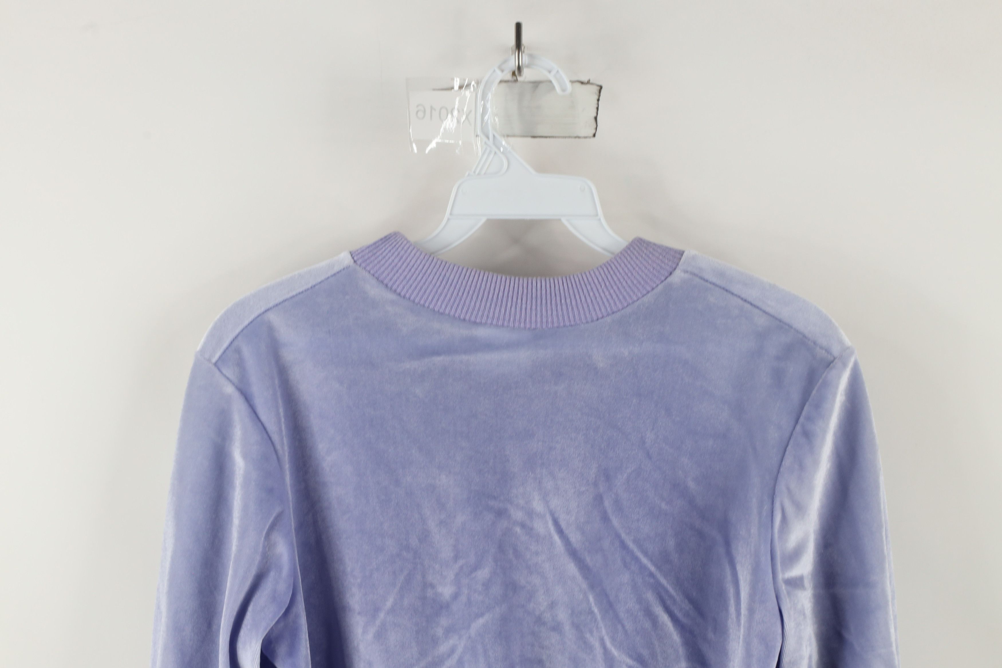 Vintage Vintage 80s 90s Streetwear Velour Crewneck Sweater USA Size L / US 10 / IT 46 - 9 Thumbnail