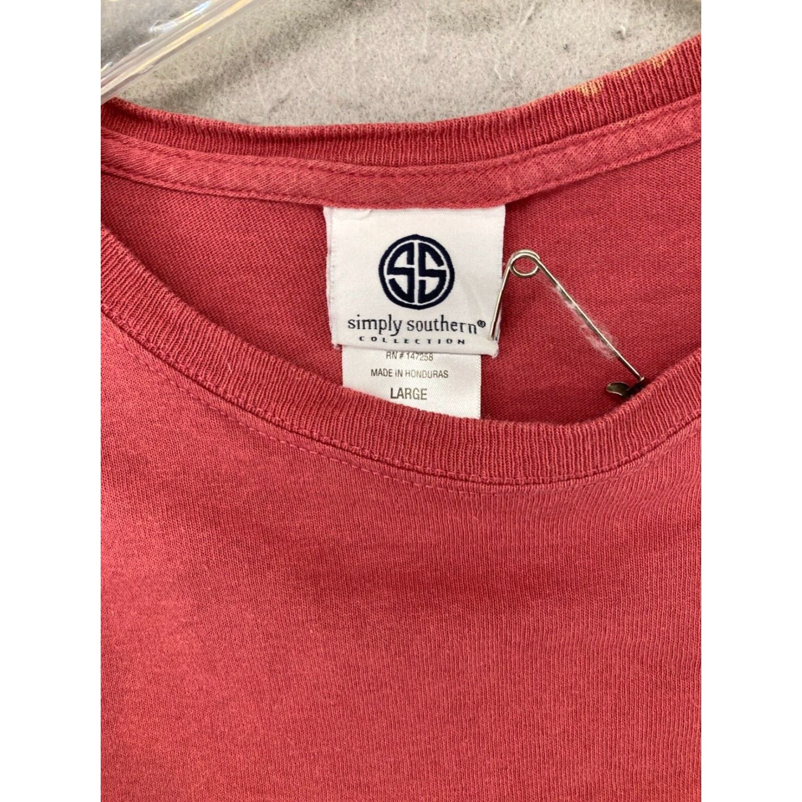 Jeep Simply Southern Women's Graphic T-Shirt Large Red "Not All Who Wander" Jeep Casual Outdoor Preppy Mens Size L / US 10 / IT 46 - 6 Thumbnail