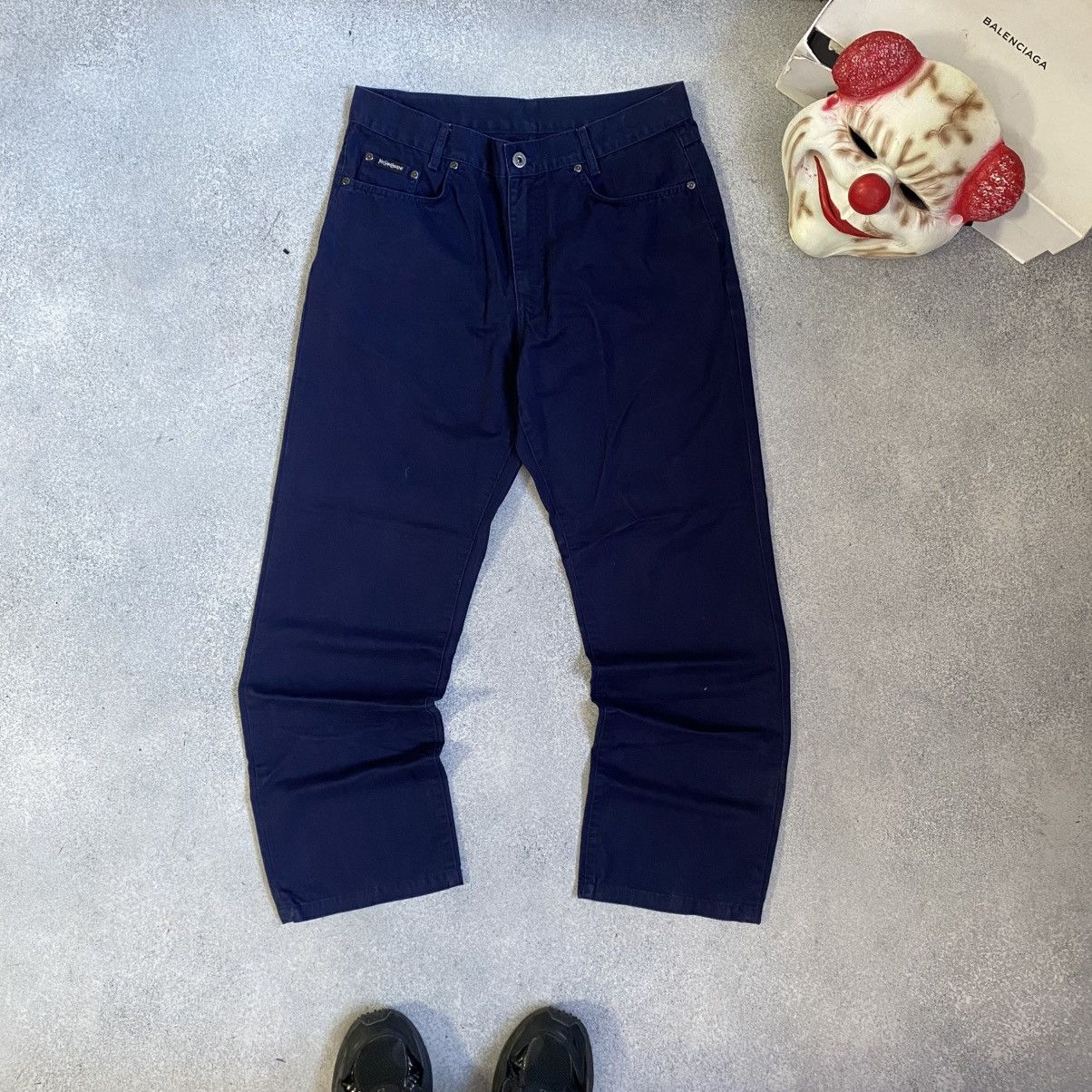 Yves Saint Laurent Vintage Yves Saint Laurent Pants YSL Embroidered Logo Jeans Size US 32 / EU 48 - 6 Thumbnail