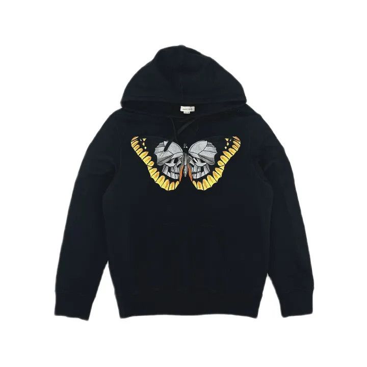 Alexander McQueen Alexander McQueen Casual Hoodie with Butterfly Print 0079 Size US XXL / EU 58 / 5 - 1 Thumbnail