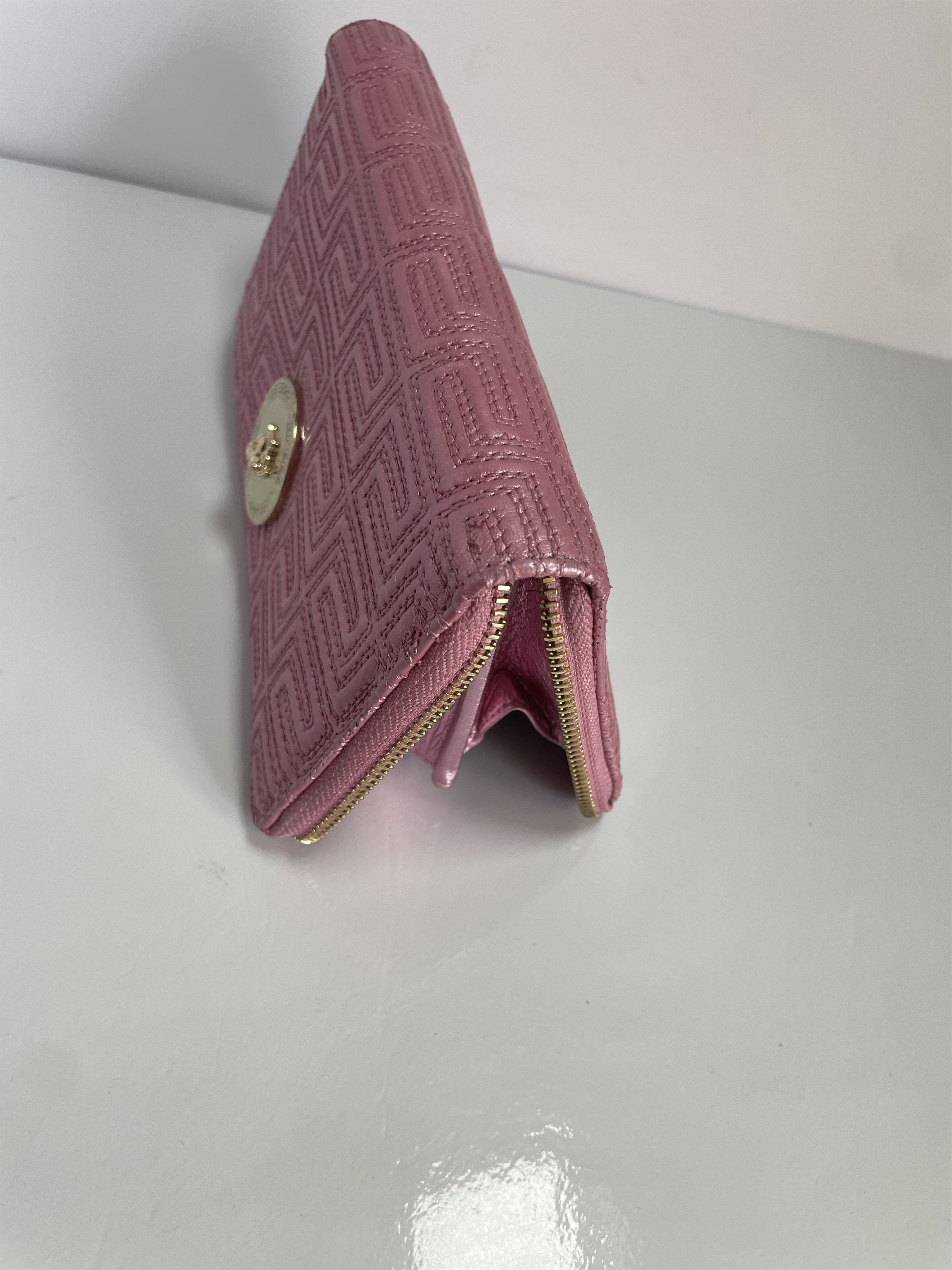 Versace Versace leather wallet in pink Size ONE SIZE - 5 Thumbnail