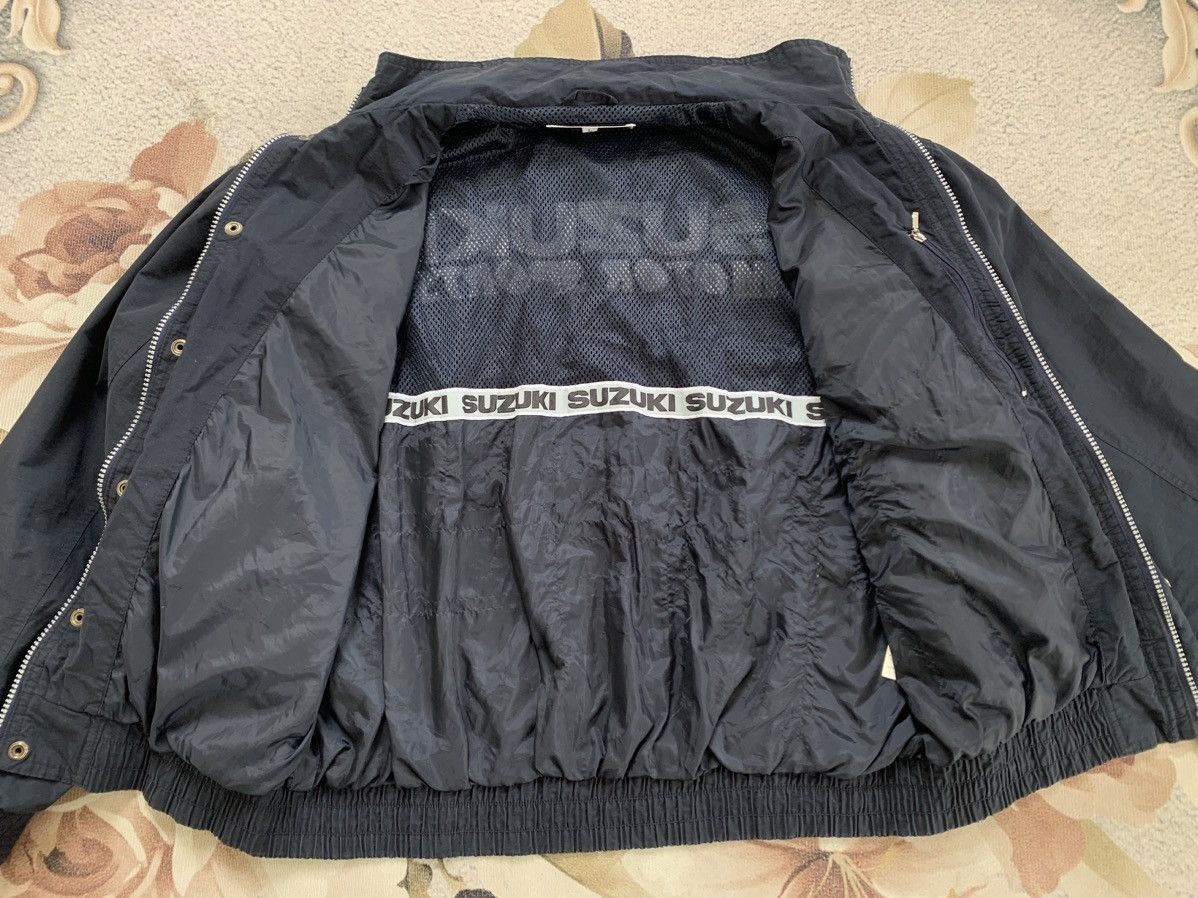Japanese Brand Vtg Suzuki MotorSports Big Logo Embroidered Jacket Size US L / EU 52-54 / 3 - 12 Thumbnail