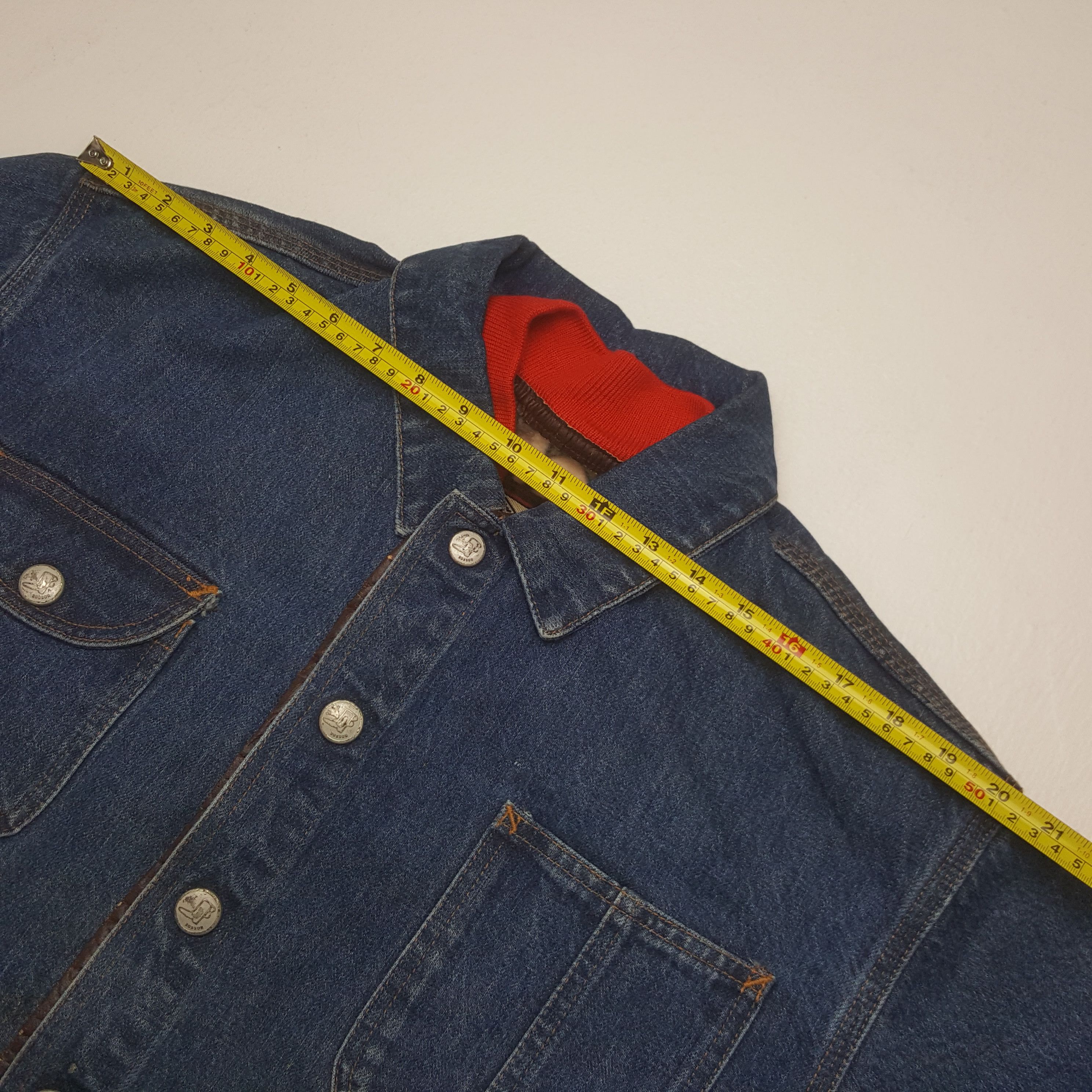 Vintage Vintage Bobson American Winter Denim Jacket C305N18 Size US L / EU 52-54 / 3 - 5 Thumbnail