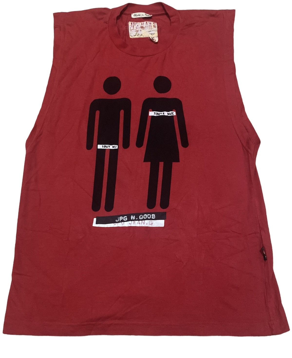 Jean Paul Gaultier Vintage 90s Jean Paul Gaultier N. 0005 Sleeveless Size US M / EU 48-50 / 2 - 1 Thumbnail
