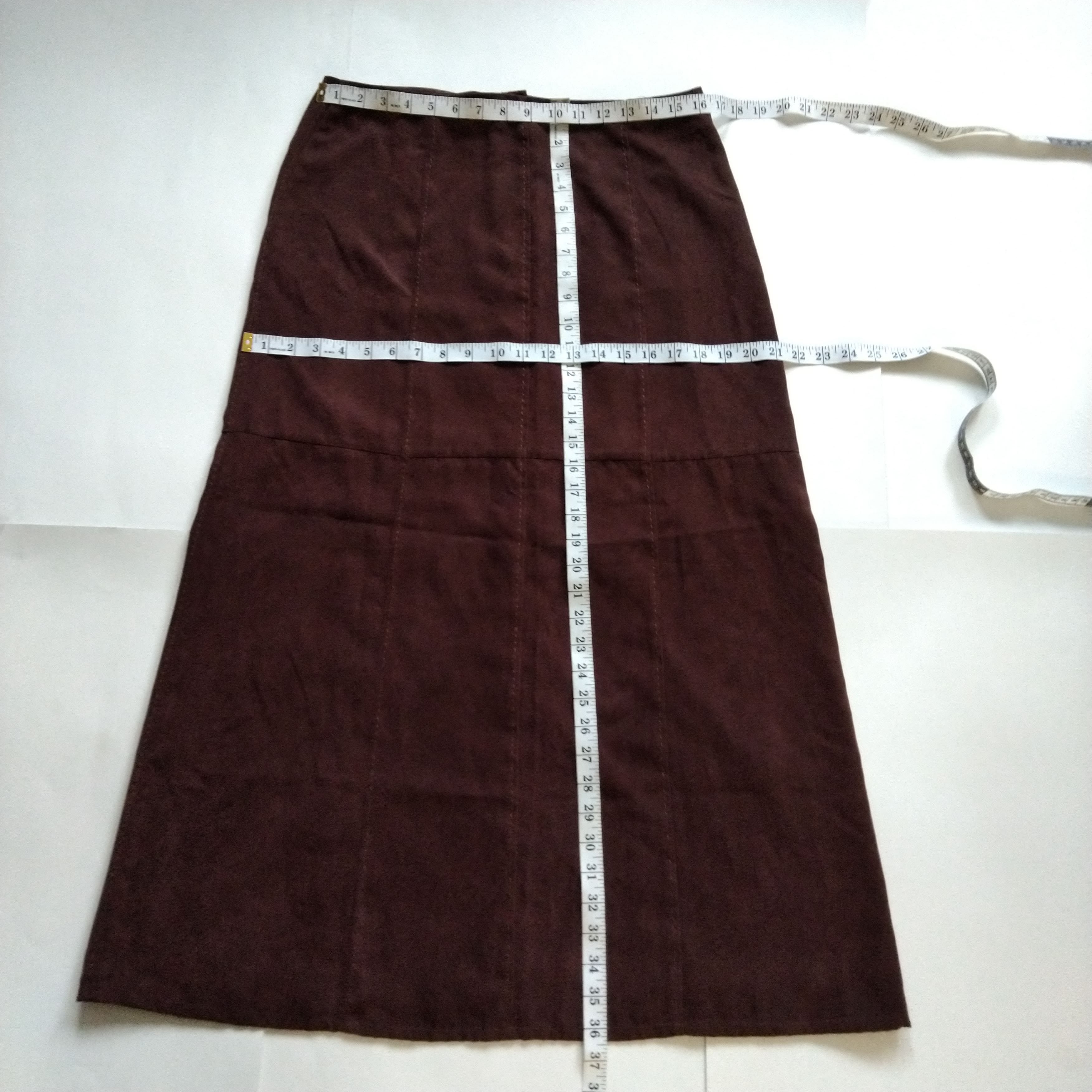 Vintage Long Skirt A-Line Casual Missing Size Label Waist Aprox 32" Size 32" / US 10 / IT 46 - 6 Thumbnail