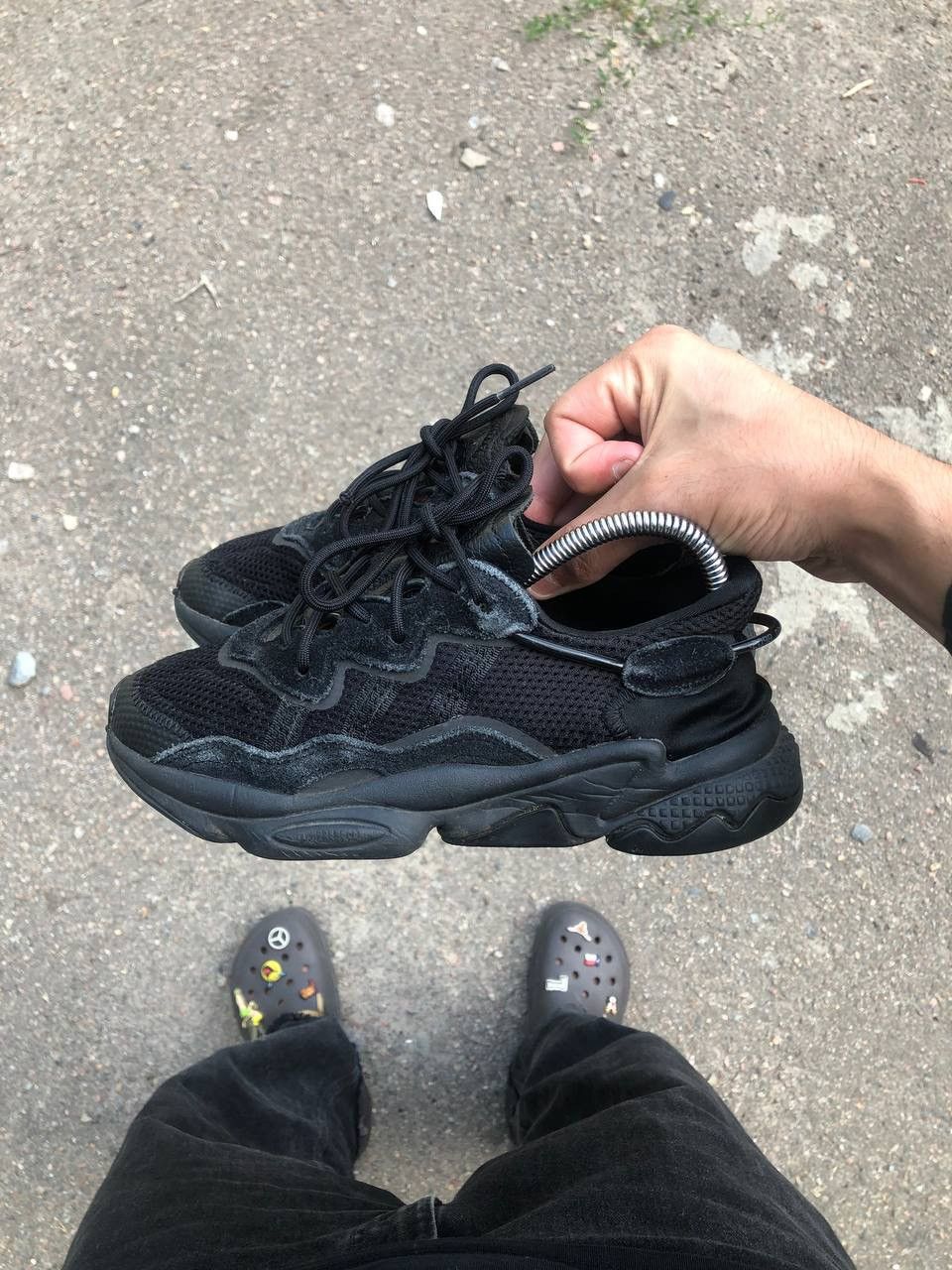 Adidas × Vintage VERY RARE ADIDAS OZWEEGO FUL BLACK SNEAKERS JAPAN STYLE Y2K Size US 4 / IT 34 - 10 Thumbnail