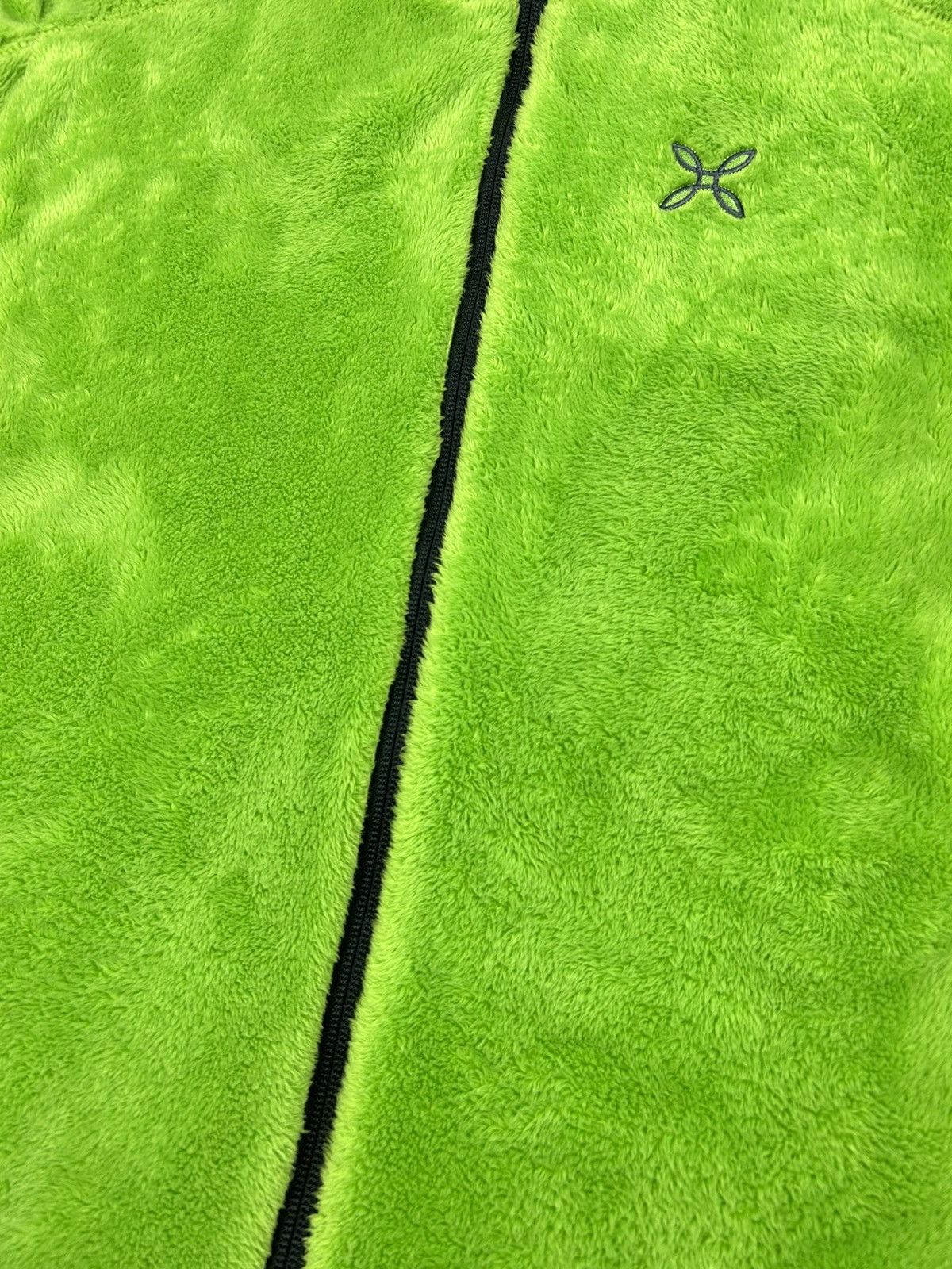 Vintage Rare MONTURA GRINCH Neon Green Zip Fleece Jacket Vintage Size US M / EU 48-50 / 2 - 6 Thumbnail