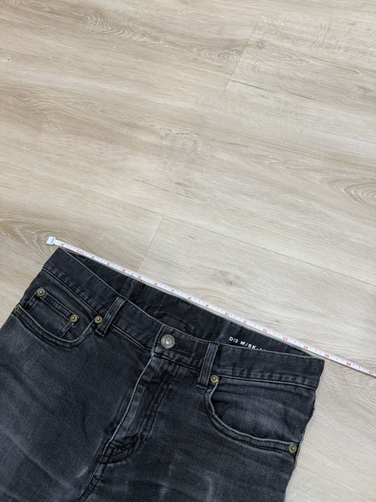 Saint Laurent Paris Saint Laurent Distressed Skinny Denim Jeans Size US 30 / EU 46 - 18 Thumbnail