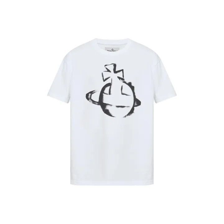 Vivienne Westwood Vivienne Westwood White Graphic Short Sleeve T-Shirt Size US S / EU 44-46 / 1 - 6 Thumbnail
