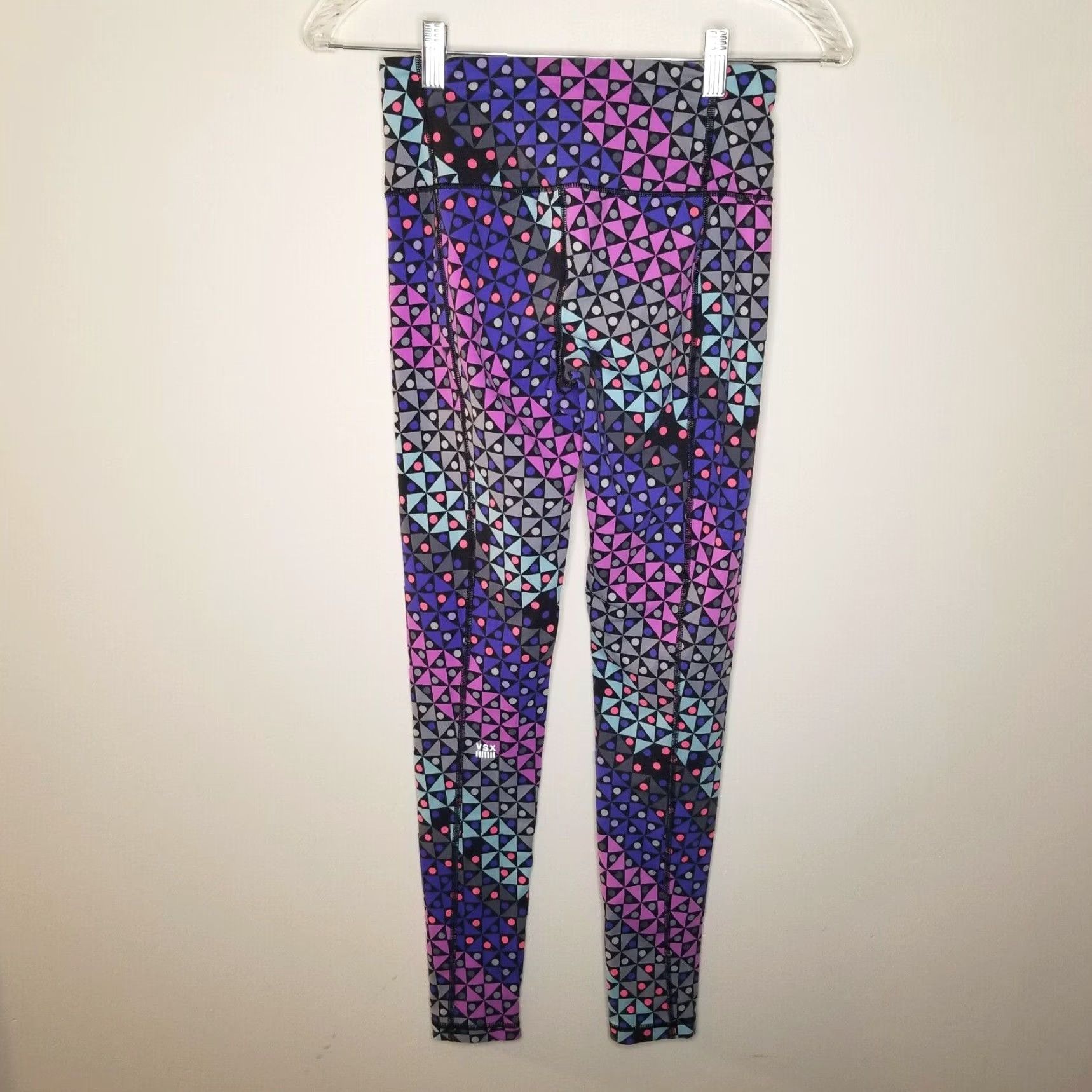 Victoria's Secret Victoria's Secret VSX Leggings Women XS Multicolor Activewear Full Length Compression Womens Size 26" / US 2 / IT 38 - 4 Thumbnail