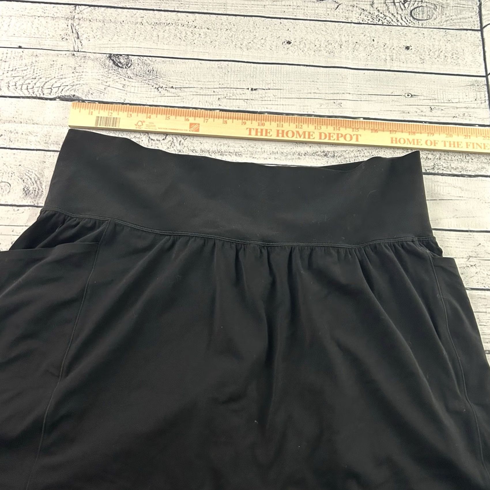 Athleta Athleta Skort Women's 2X Black Short Pockets Athletic Athleisure Size ONE SIZE - 4 Thumbnail