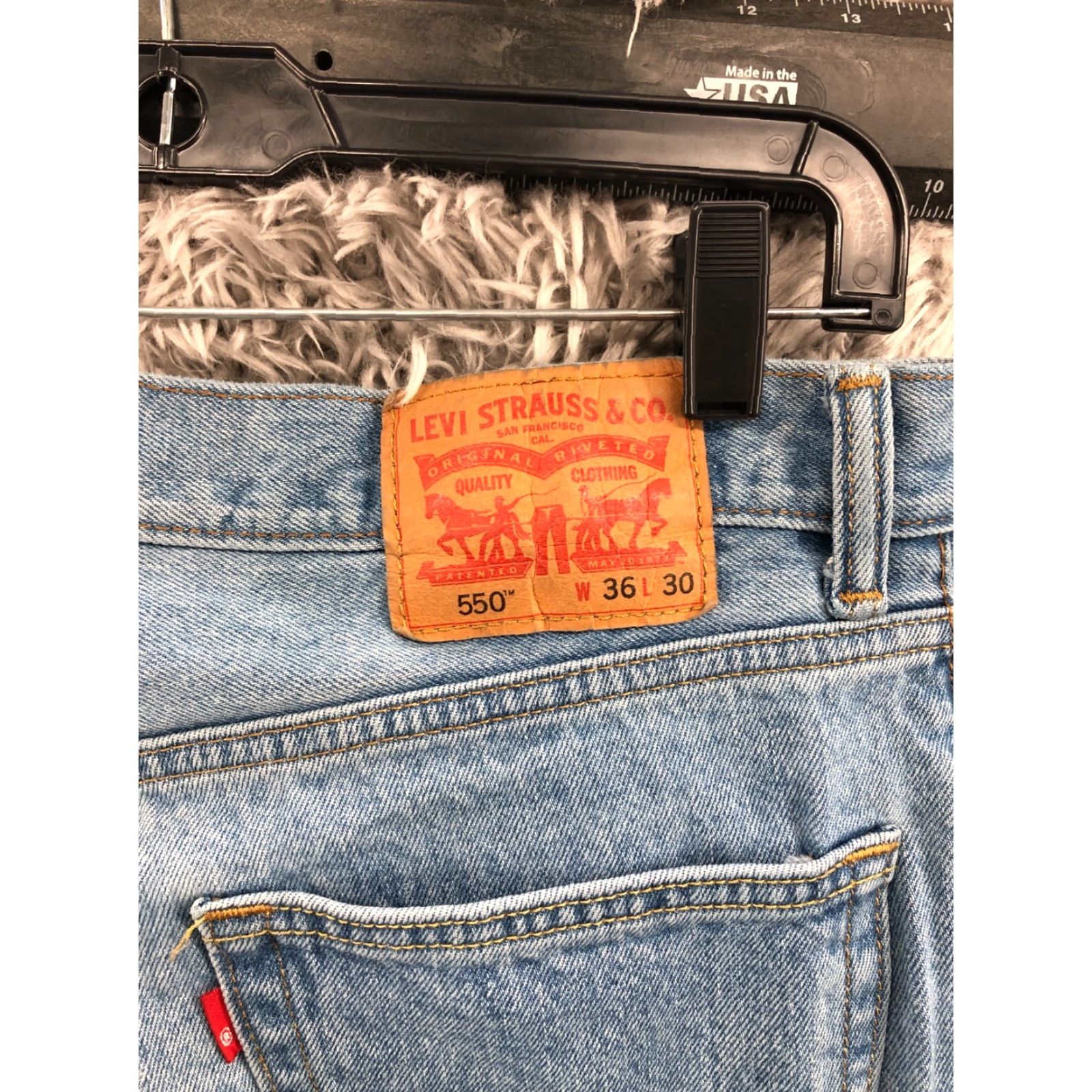 Levi's Levi's 550 Jeans - 36x30 - Regular Slim Straight | Levi's | Blue | Denim | Men's Jeans Size US 36 / EU 52 - 6 Thumbnail
