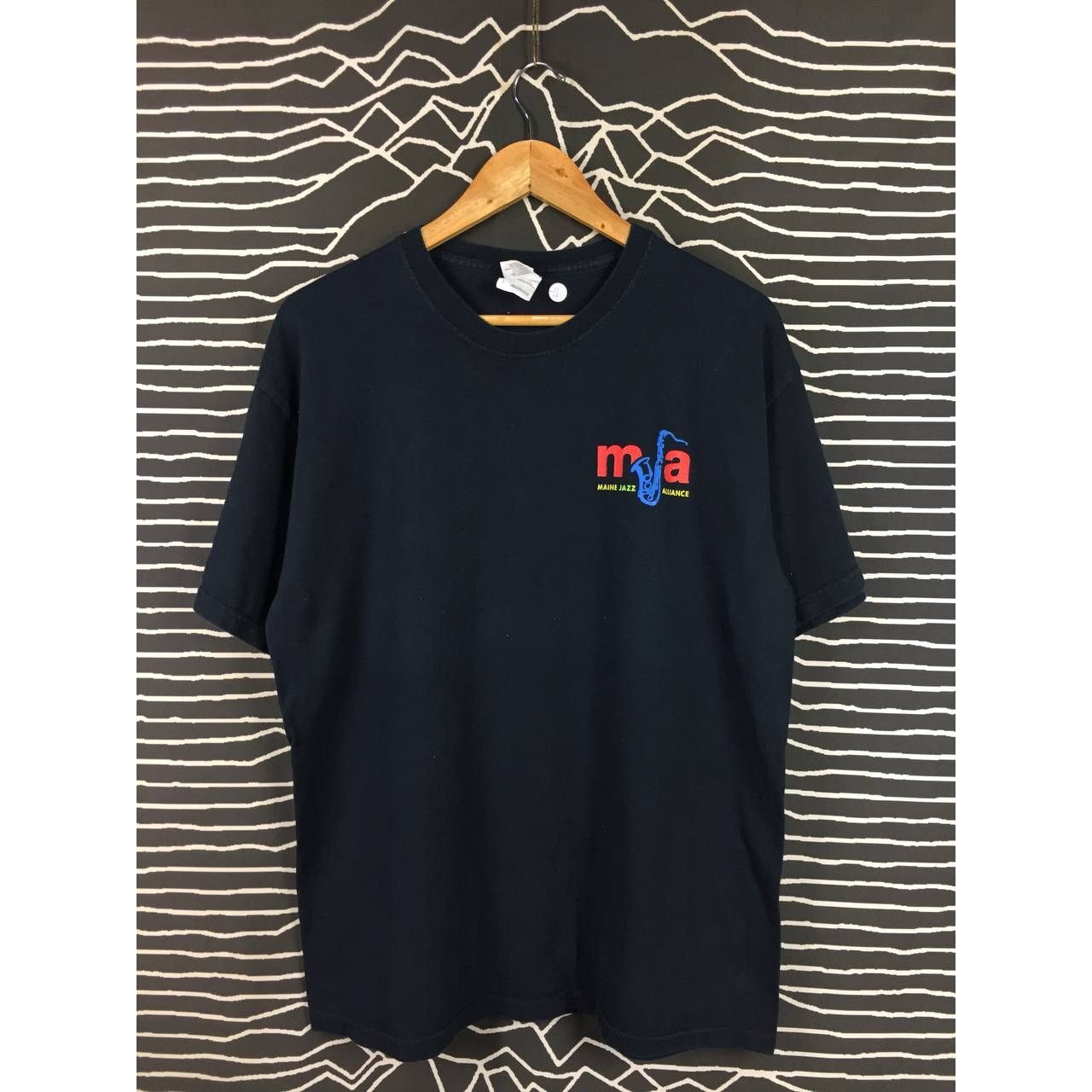 Gildan × Vintage Maine Jazz Alliance MJA Jazz Spoken Here Tee Size US L / EU 52-54 / 3 - 5 Thumbnail