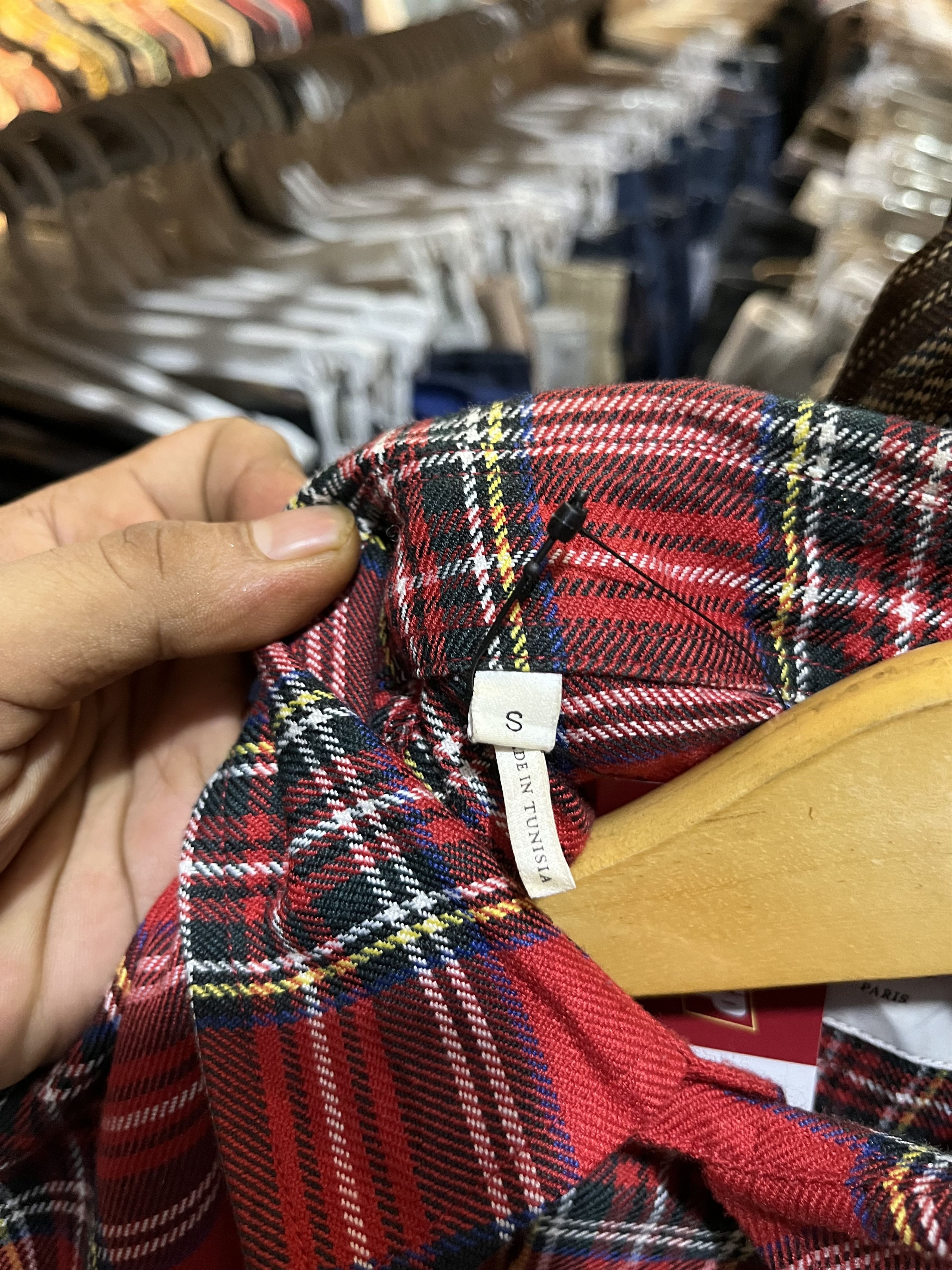 Designer × Sandro Sandro plaid tartan long sleeve button shirt Size US S / EU 44-46 / 1 - 10 Thumbnail