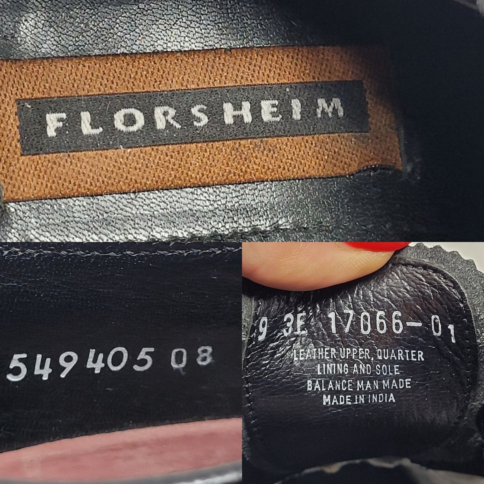 Florsheim Florsheim Lexington Wingtip Oxford Shoes Size 9 Black Leathe Size US 9 / EU 42 - 3 Thumbnail