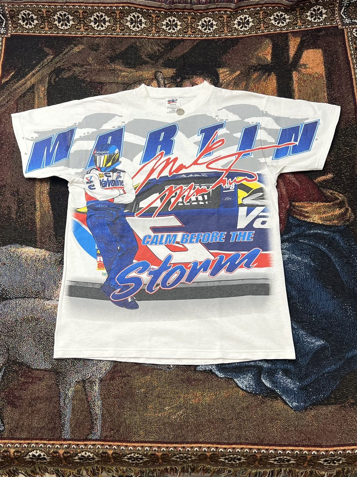 NASCAR Vintage NASCAR Mark Martin Valvoline AOP Tee Size US L / EU 52-54 / 3 - 2 Thumbnail