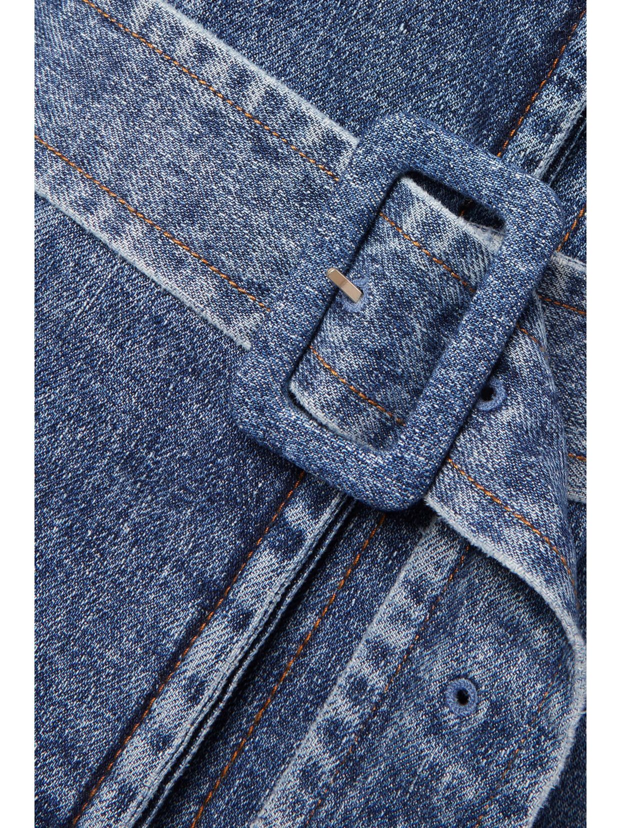 Chloe o1loc1c0625 Denim Coat in Dusky Blue Size L / US 10 / IT 46 - 4 Thumbnail