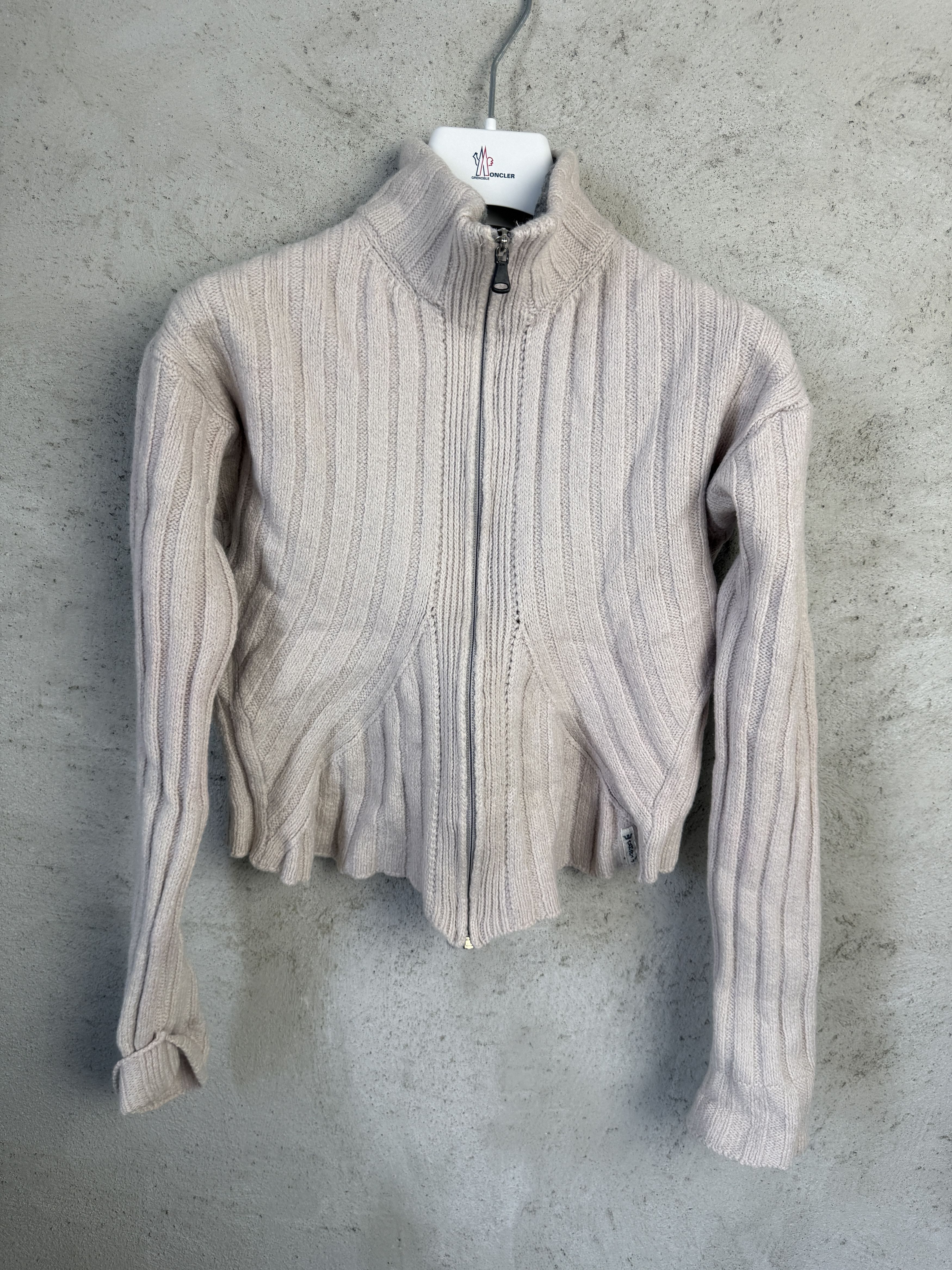 Armani Armani Jeans ribbed zip-up sweater knitwear Size M / US 6-8 / IT 42-44 - 1 Thumbnail