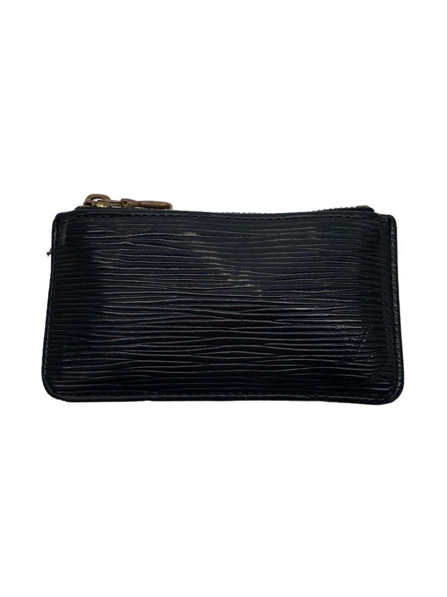 Louis Vuitton Louis Vuitton Leather Coin Case Black Size ONE SIZE - 1 Thumbnail