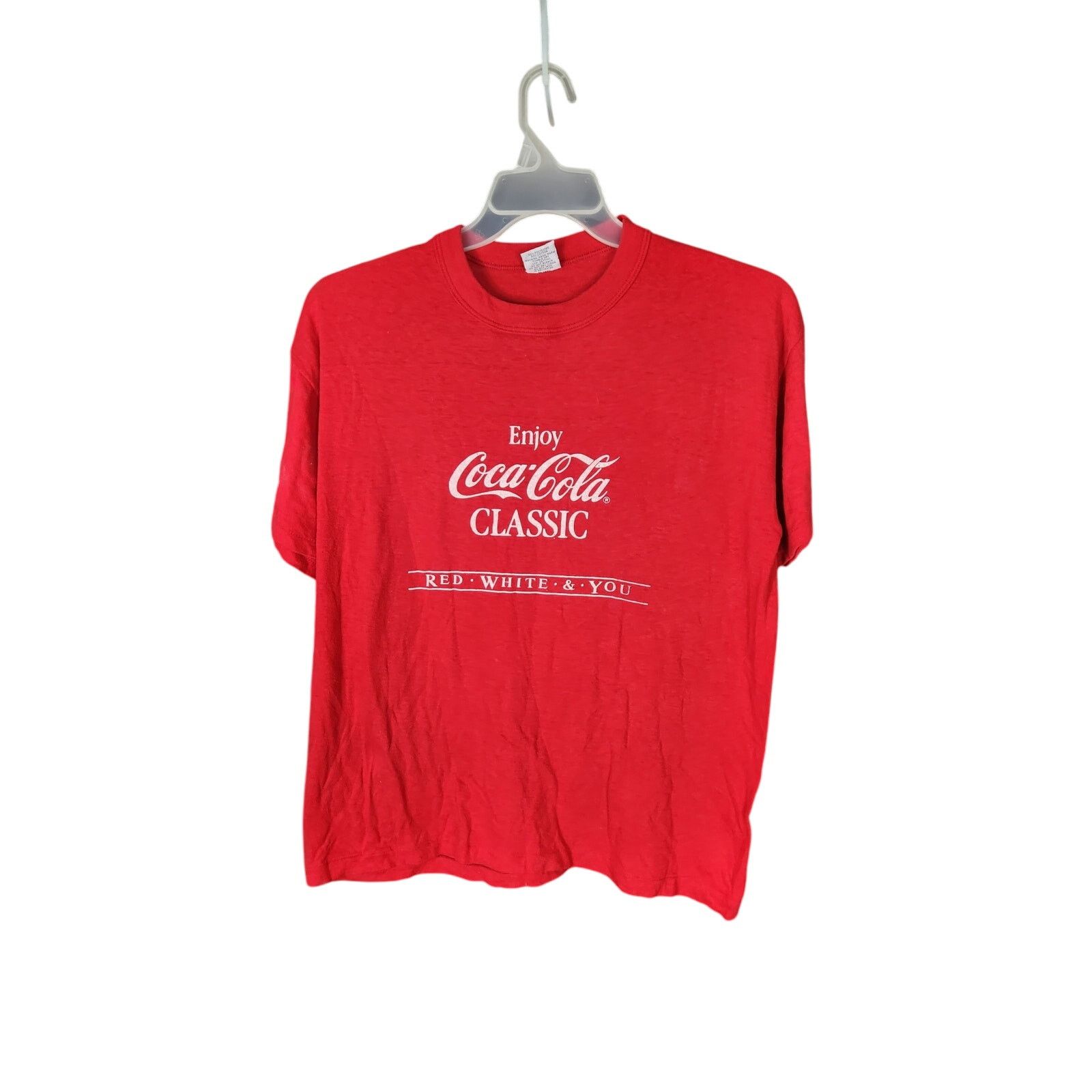Signal Sport Vintage 80s Coca-Cola T men's large Size US L / EU 52-54 / 3 - 1 Thumbnail