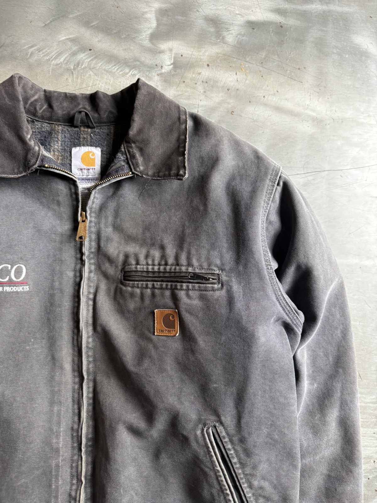 Carhartt Vintage Faded Black Carhartt Detroit Jacket Size US XL / EU 56 / 4 - 2 Thumbnail