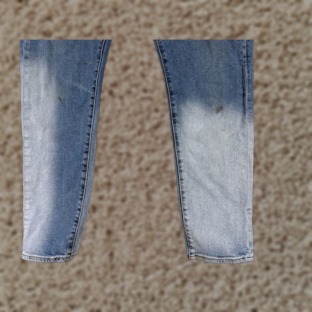 Levis 512 Jeans Denim Blue 29x27 32 5-Pocket Regular Cotton Stretch Distressed Vintage No? (Need to avoid N/A)