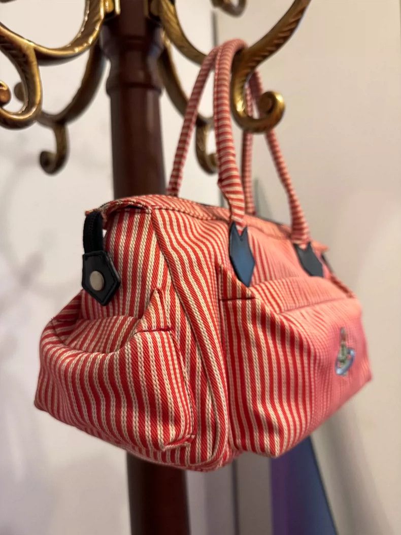 Vivienne Westwood Vivienne Westwood size os Red and white striped woven patte Size ONE SIZE - 2 Thumbnail