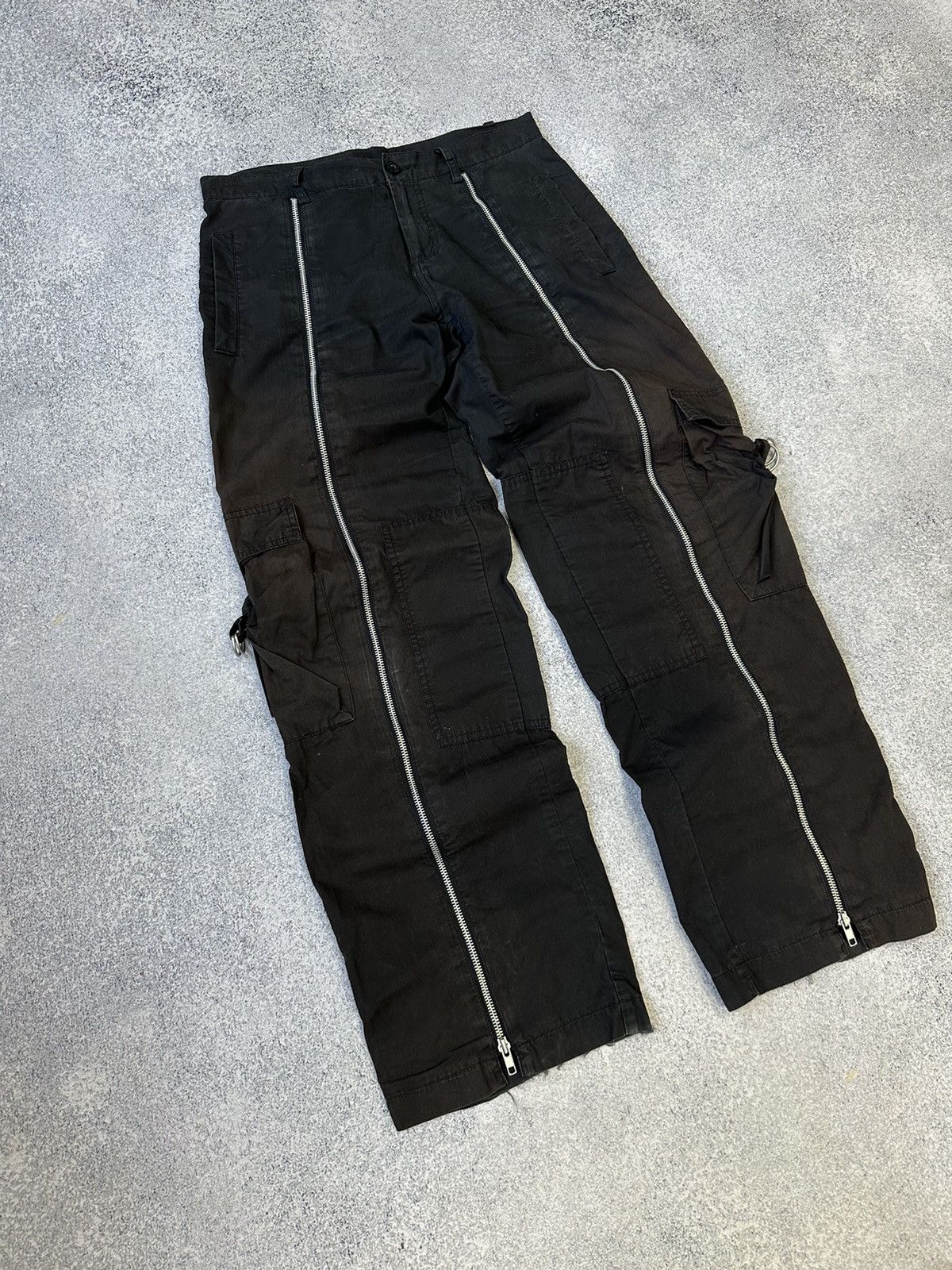 Japanese Brand × Vintage Vintage Rick Owens Style Archival Japanese Faded Pants Size US 32 / EU 48 - 9 Thumbnail