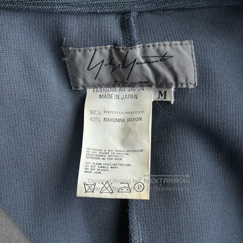 Yohji Yamamoto Yohji Yamamoto 98ss Haze Blue Zip Short Sleeve Jacket Size US M / EU 48-50 / 2 - 6 Thumbnail