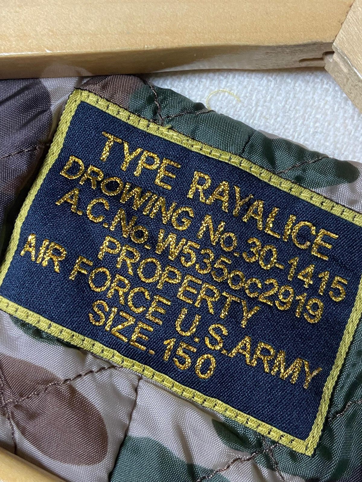 Japanese Brand Rayalice US Army Air Force Double Breasted Jacket (162) Size US XXS / EU 40 - 7 Thumbnail