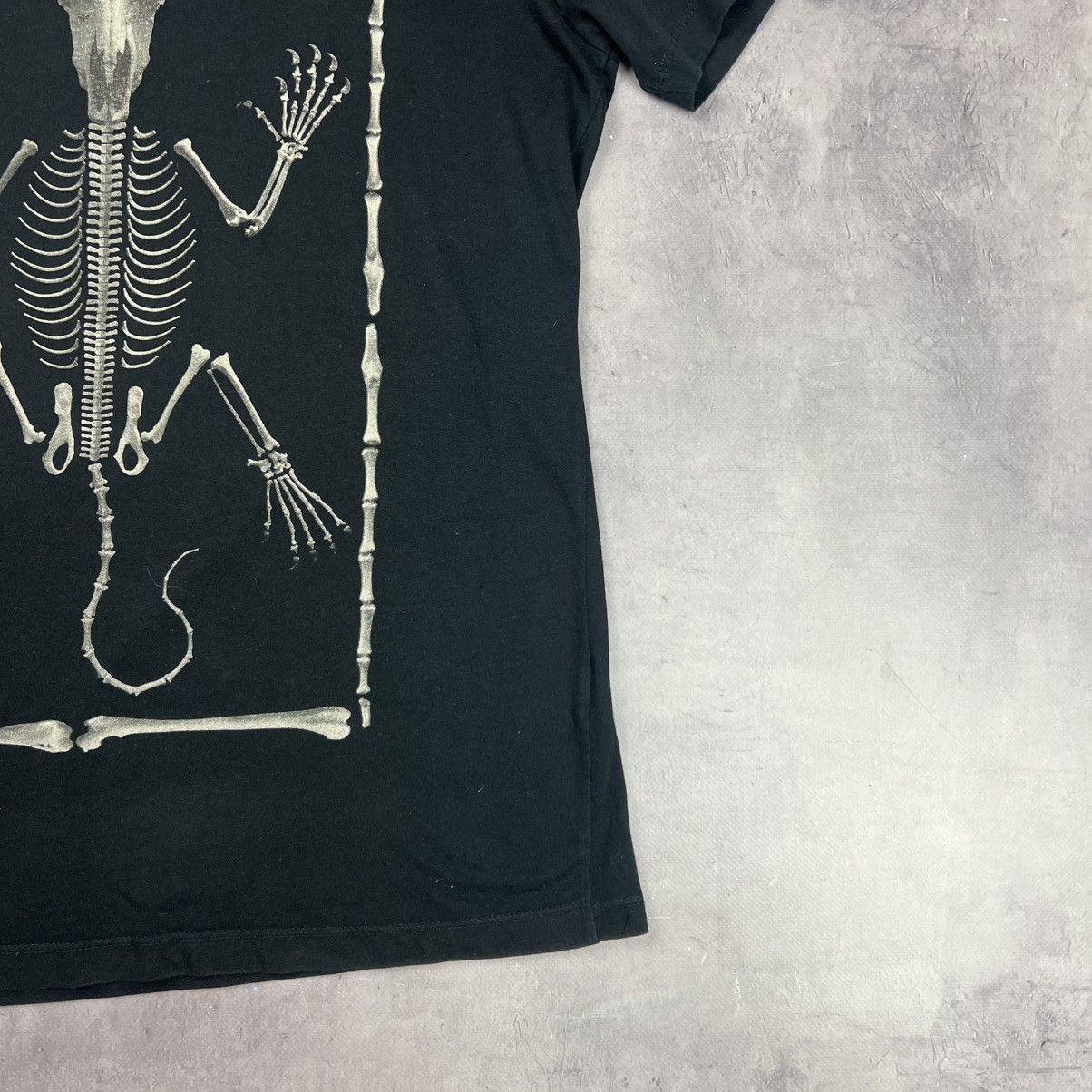 Designer Rare! Diesel Skeleton Skull Big Logo Tee Y2K Size US M / EU 48-50 / 2 - 10 Thumbnail