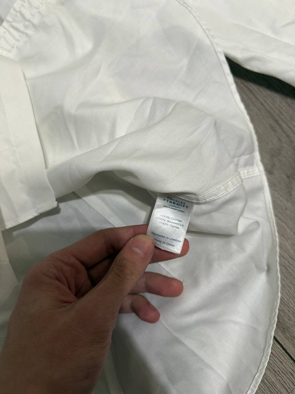 Charles Tyrwhitt charles tyrwhitt shirt mens white 15/33 Super slim fit Size US S / EU 44-46 / 1 - 4 Thumbnail