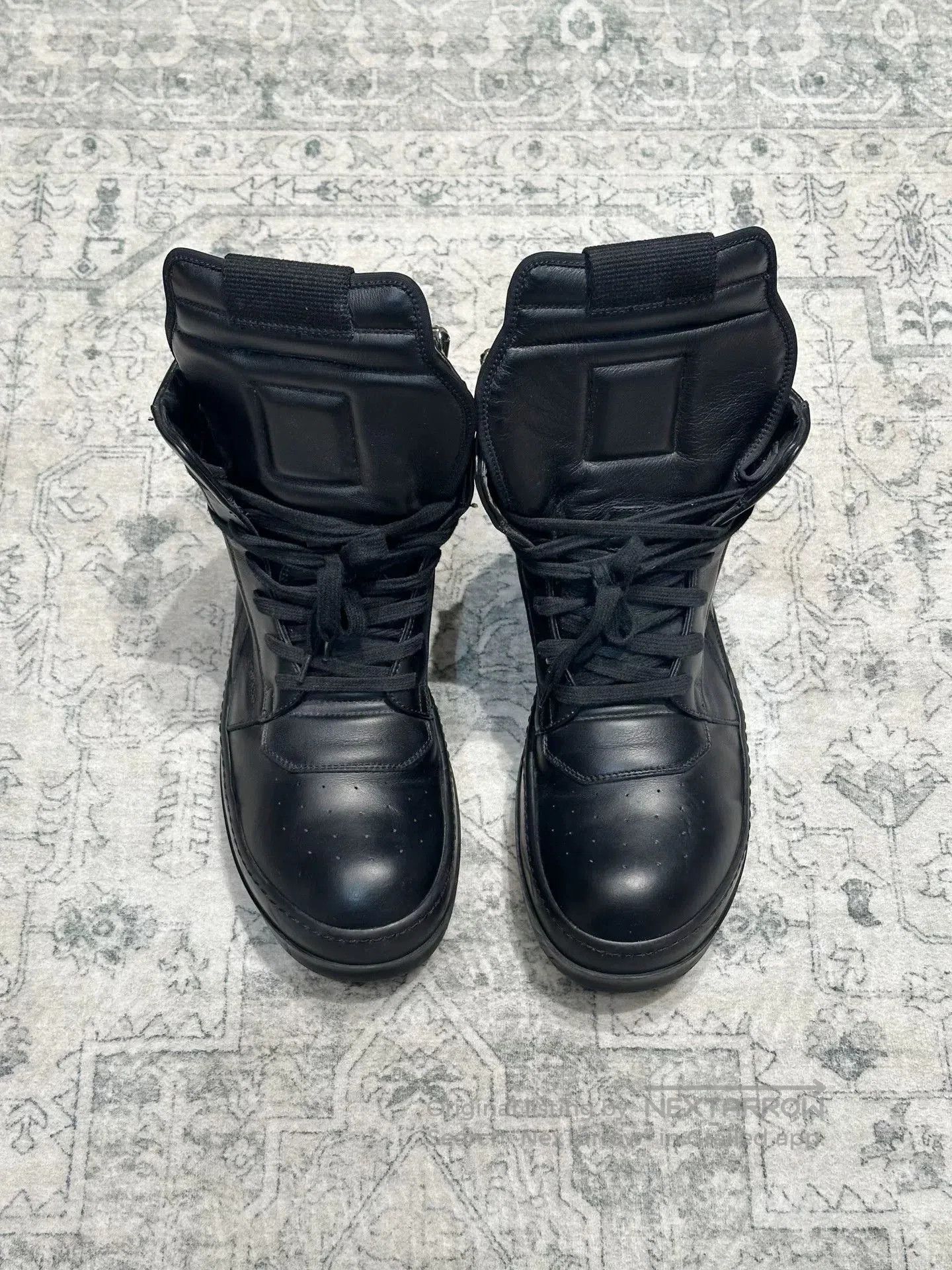 Rick Owens Rick Owens Inverted Triangle Black Leather. Size US 8 / EU 41 - 2 Thumbnail