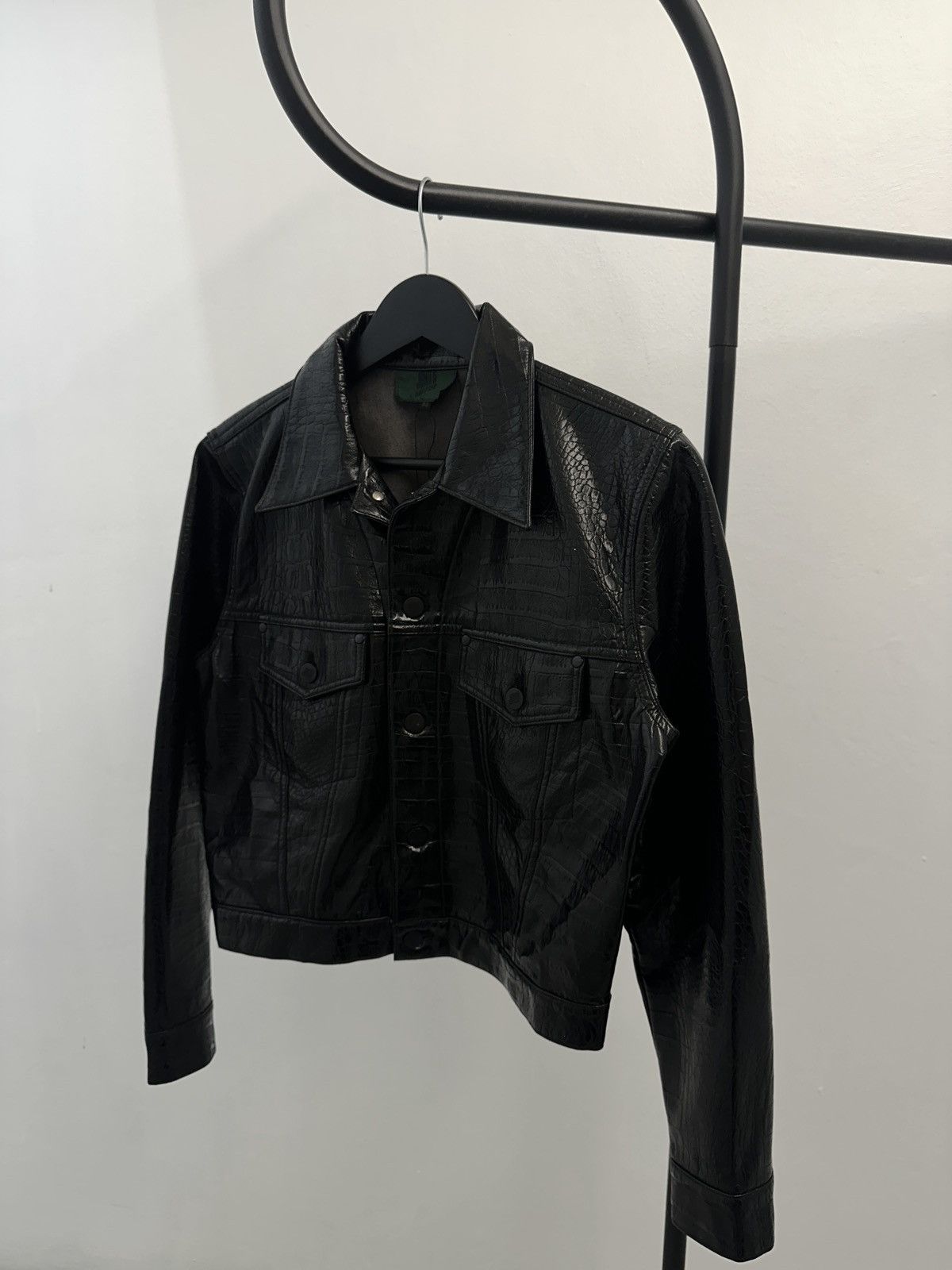 Jean Paul Gaultier Jean Paul Gaultier Cropped Leather Jacket Size S / US 4 / IT 40 - 4 Thumbnail