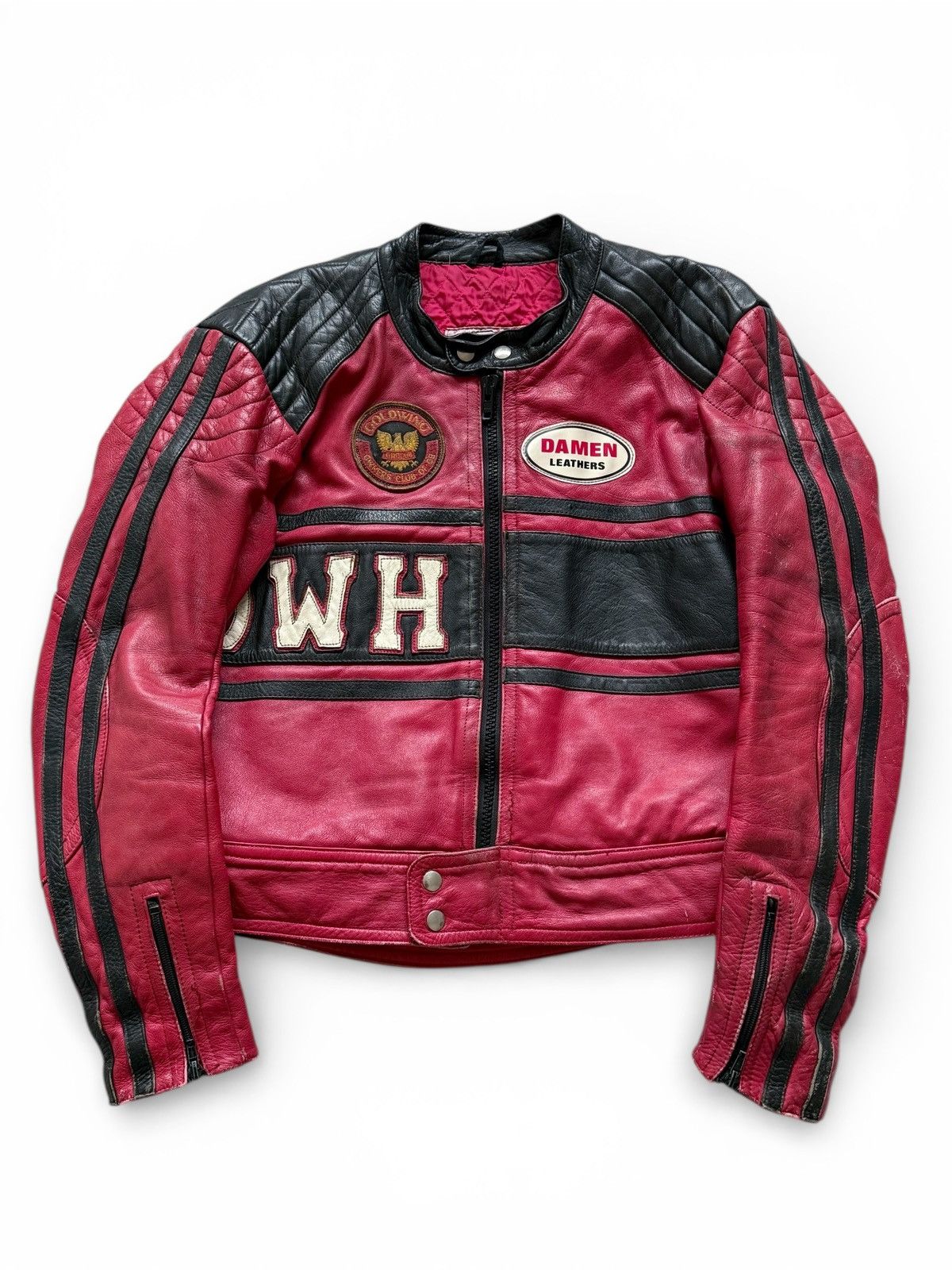 Honda Vintage 90s Honda Racing Leather Jacket Size US M / EU 48-50 / 2 - 4 Thumbnail