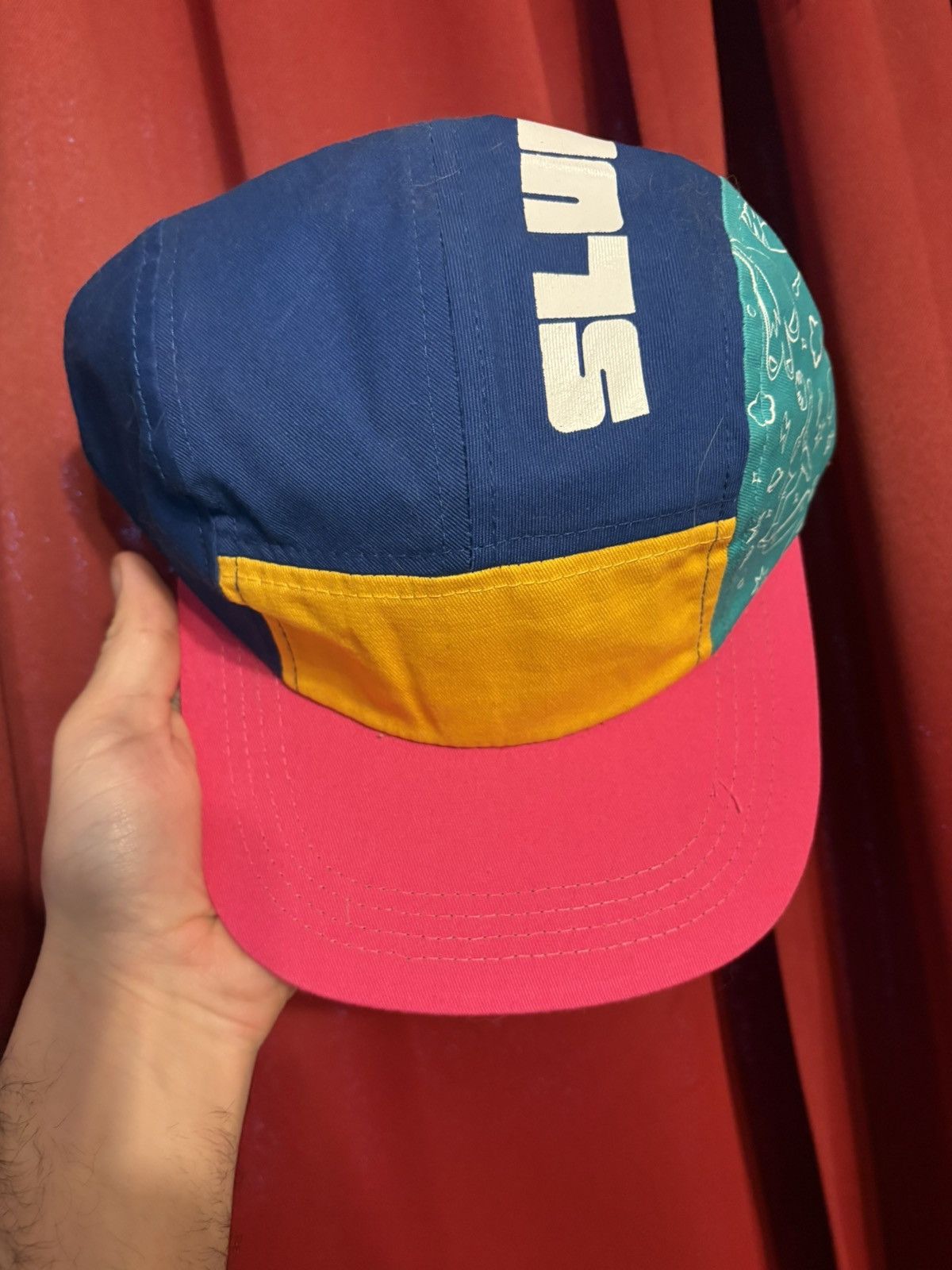 Vintage 7-11 Five Panel Strapback Hat Slurpee Snack Food Grail Size ONE SIZE - 1 Thumbnail