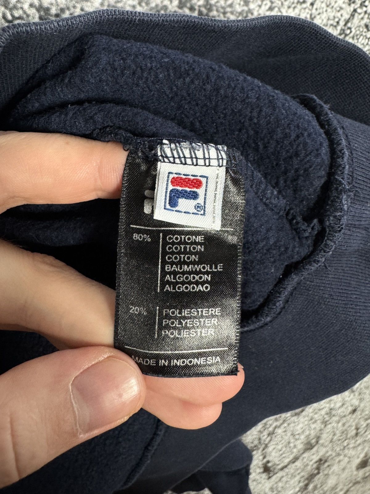Fila Fila Vintage Crewneck Sweatshirt Big Embroidered Logo Size L Size US L / EU 52-54 / 3 - 8 Thumbnail