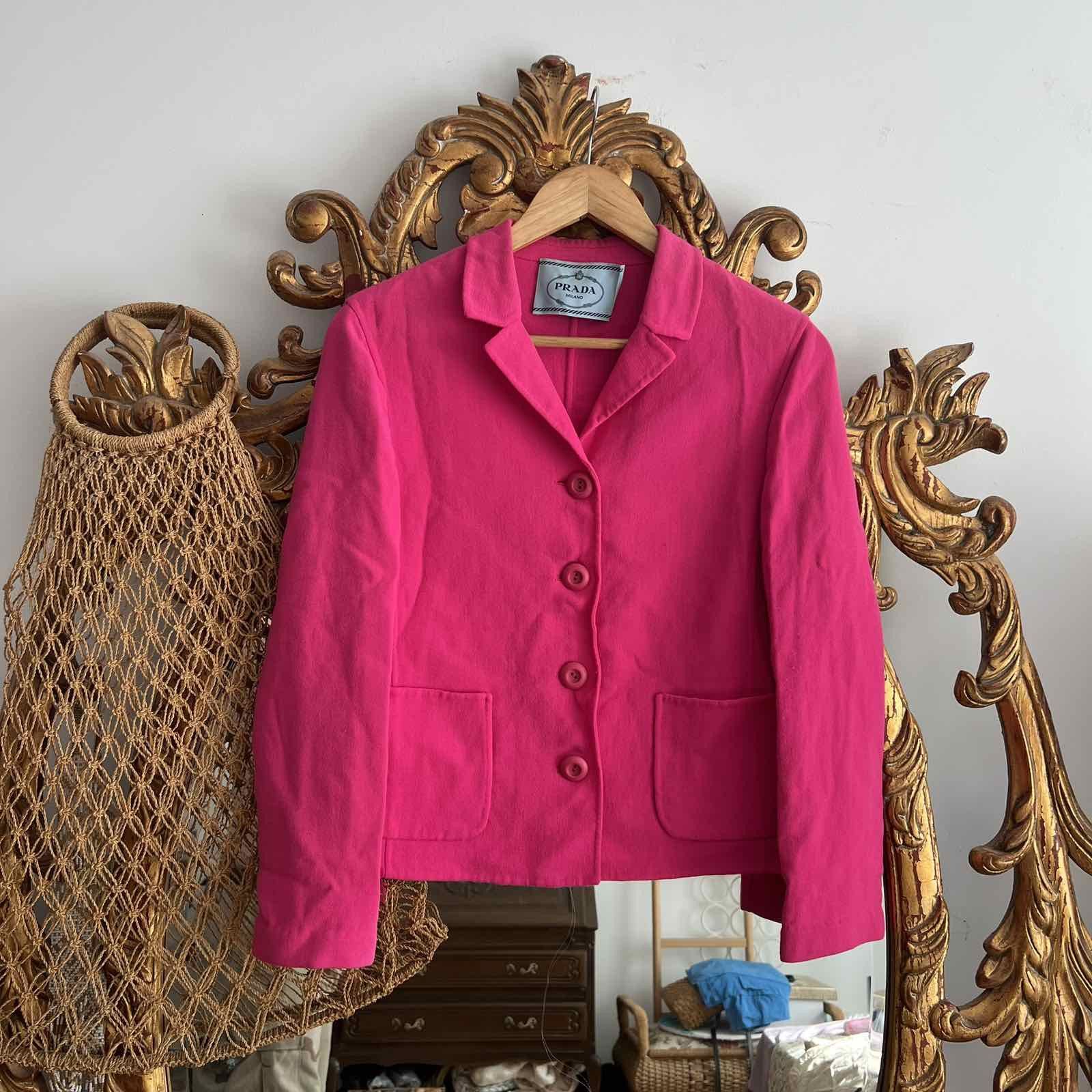 PRADA Pink Barbie Blazer Jacket Sz 44