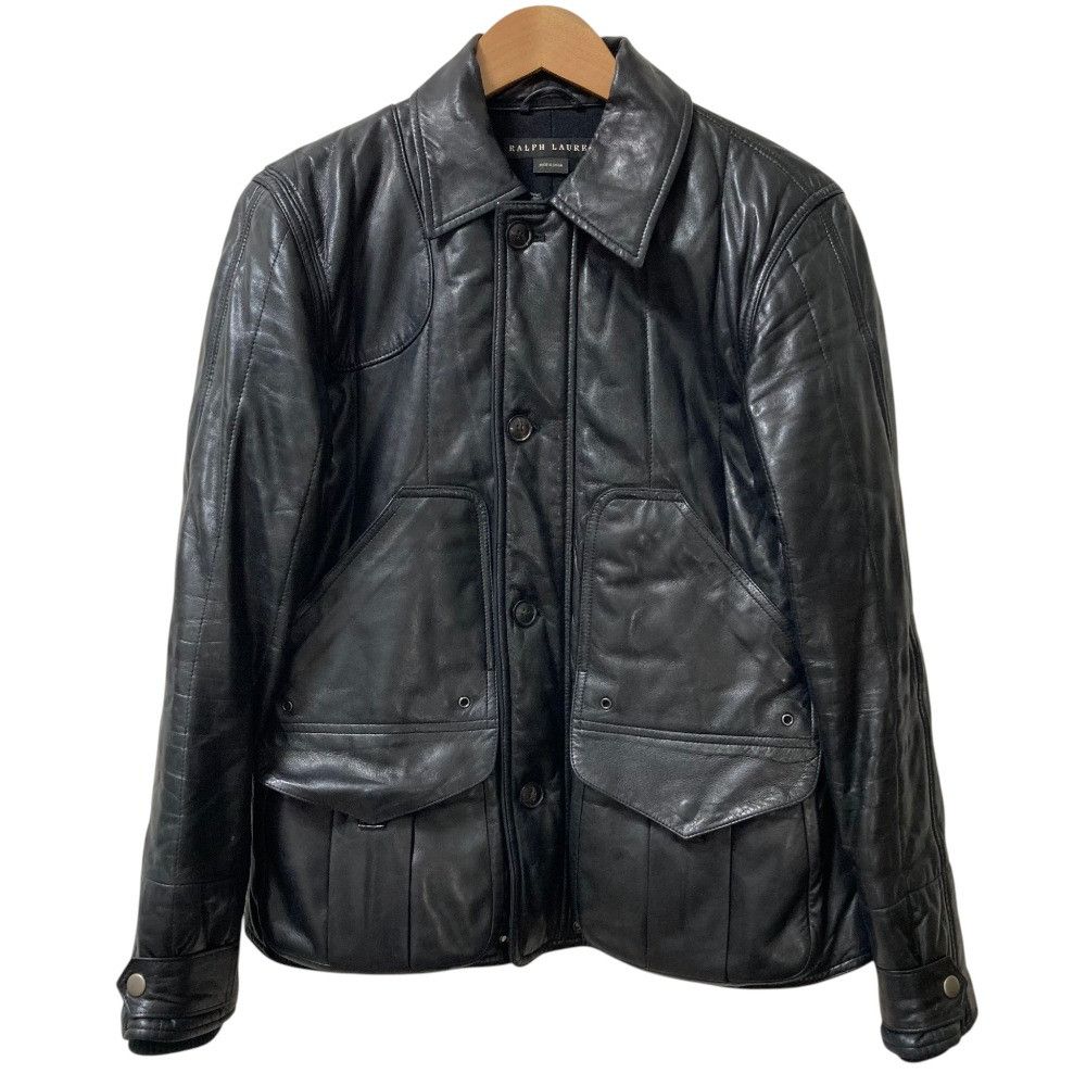 Ralph Lauren Ralph Lauren Ralph Lauren Black Label Lambskin Jacket Leather Outerwear DUTY FREE for USA Size ONE SIZE - 1 Thumbnail