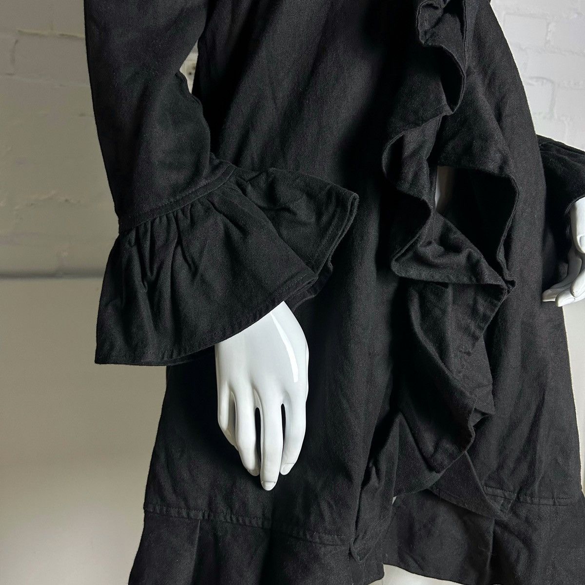 Vintage Avant-garde vintage ruffled coat Size S / US 4 / IT 40 - 6 Thumbnail