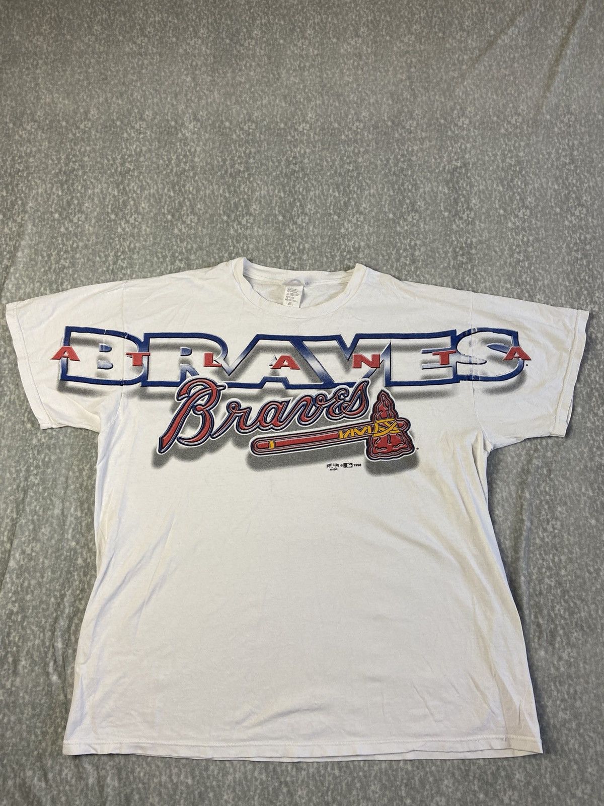 Other Vintage 90s Atlanta Braves MLB T-Shirt Graphic Tee Size US XL / EU 56 / 4 - 1 Thumbnail