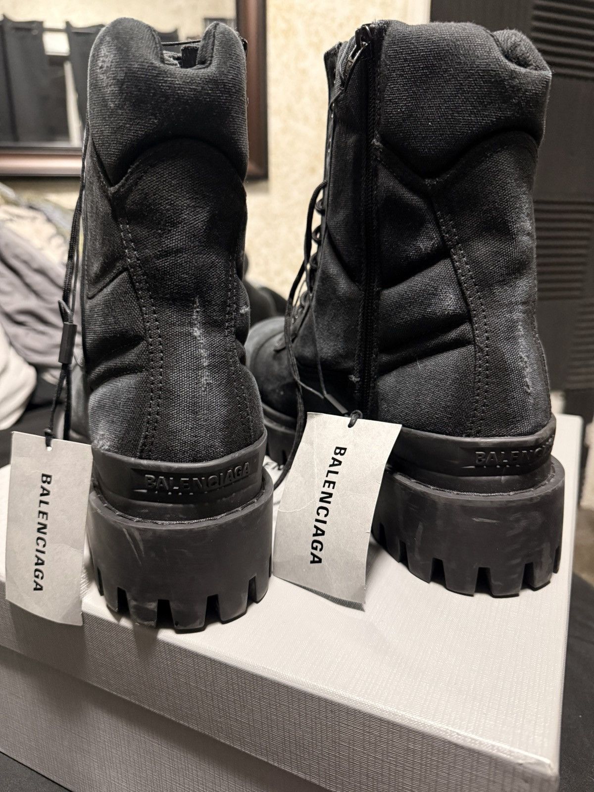 Balenciaga Balenciaga strike boots (deadstock) Size US 12 / EU 45 - 8 Thumbnail