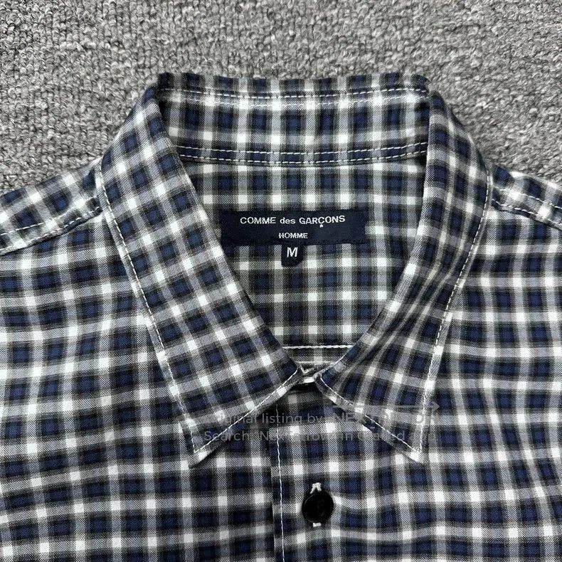 Comme des Garcons CDG Homme Checkered Patchwork Shirt. Size US M / EU 48-50 / 2 - 2 Thumbnail