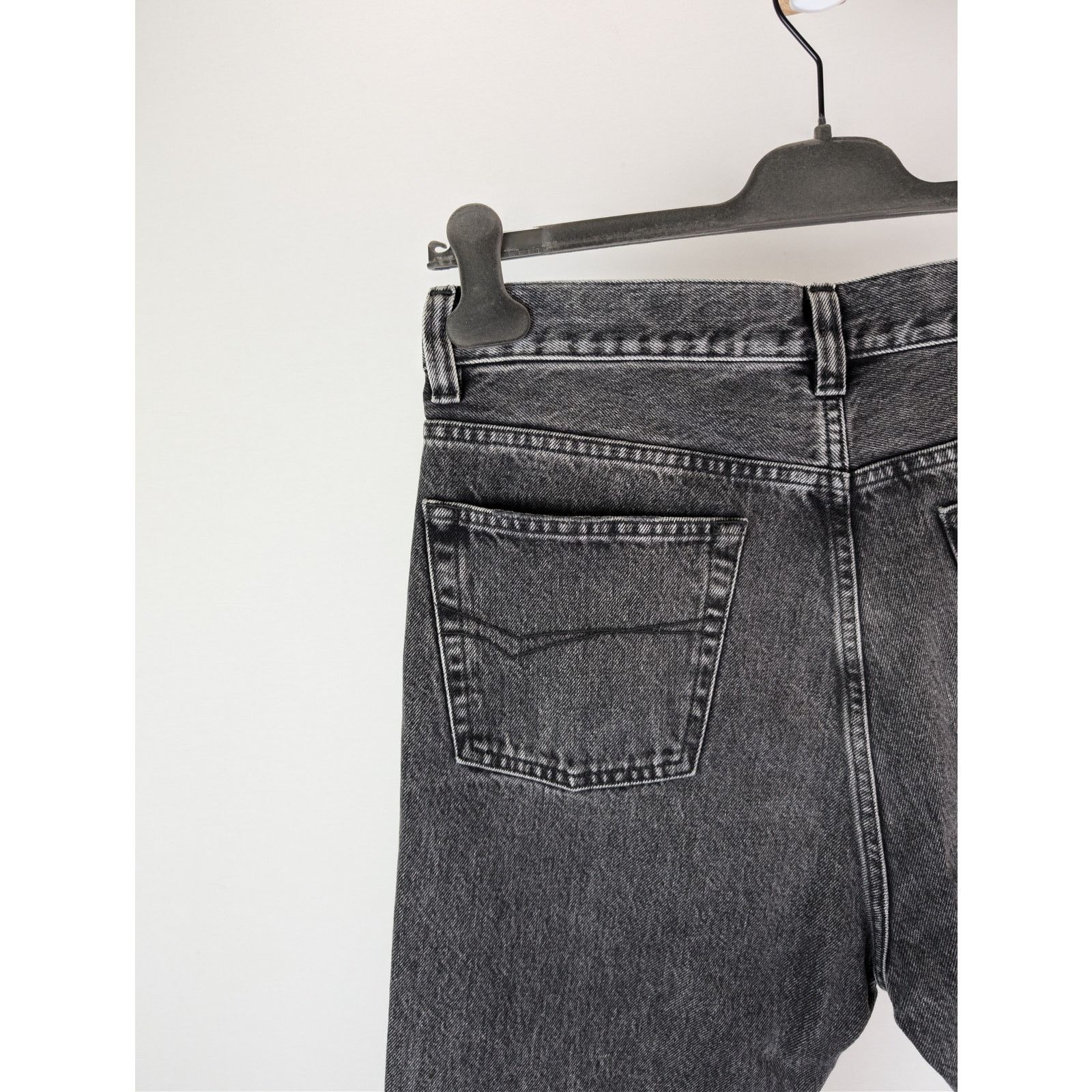 Balenciaga o1rshd1 Flared Pants 1090 Organic Japanese Denim in Noir Size US 30 / EU 46 - 14 Thumbnail