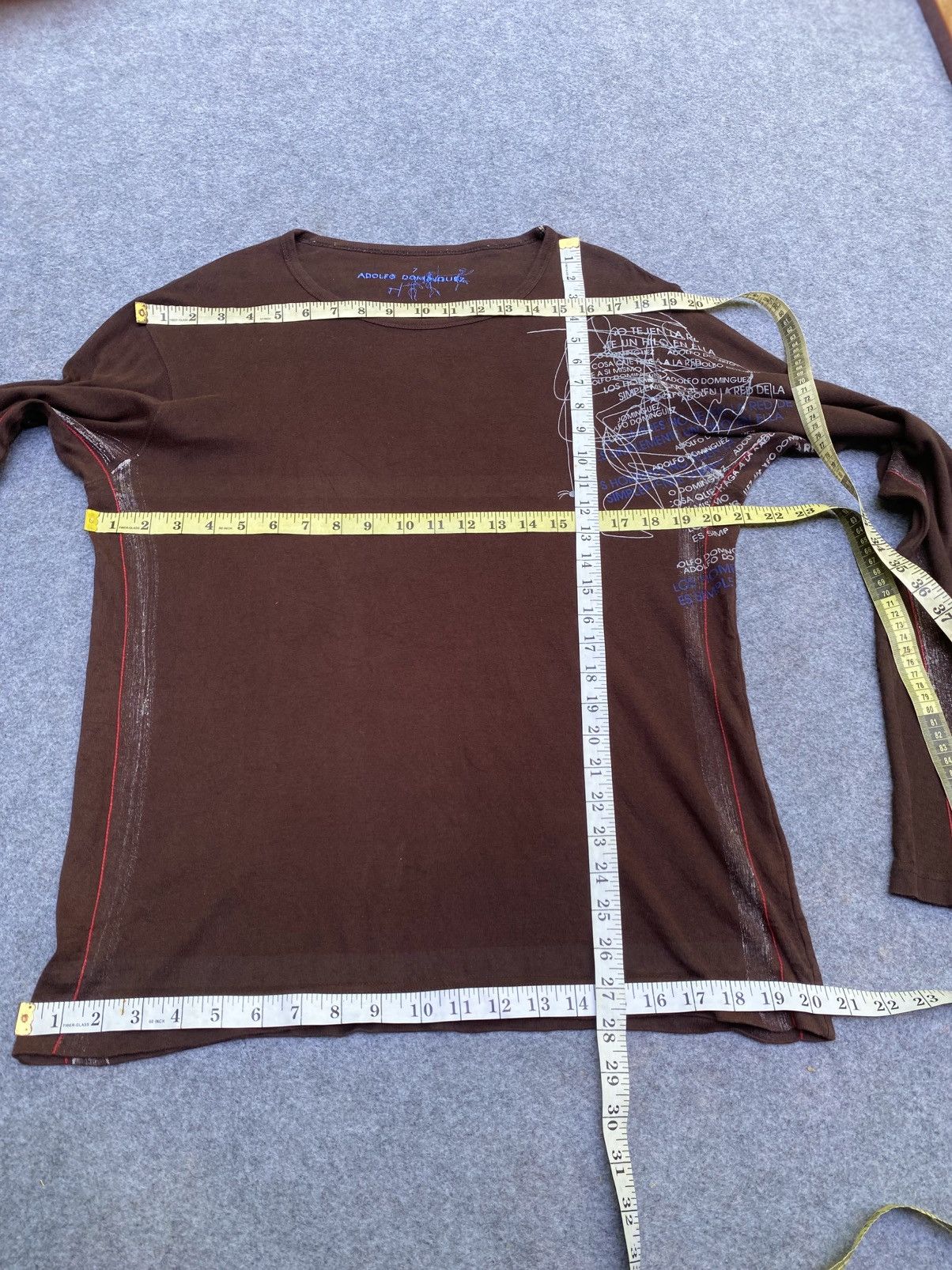 Adolfo Dominguez × Japanese Brand Adolfo dominguez crewneck long sleeve tee Size US M / EU 48-50 / 2 - 17 Thumbnail