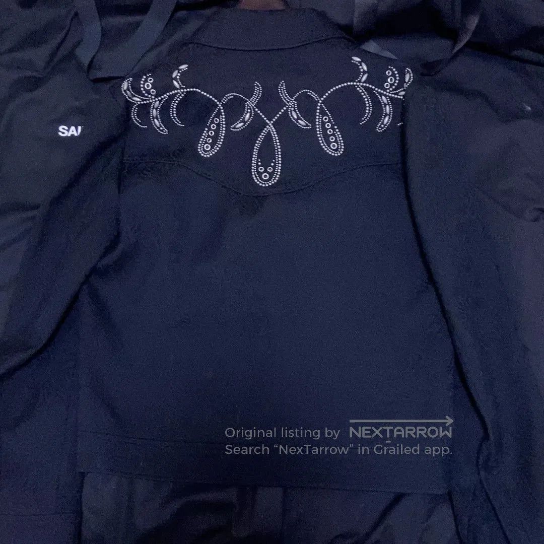 Saint Laurent Paris Saint Laurent Men's Beaded Studded Jacket. Size US M / EU 48-50 / 2 - 4 Thumbnail