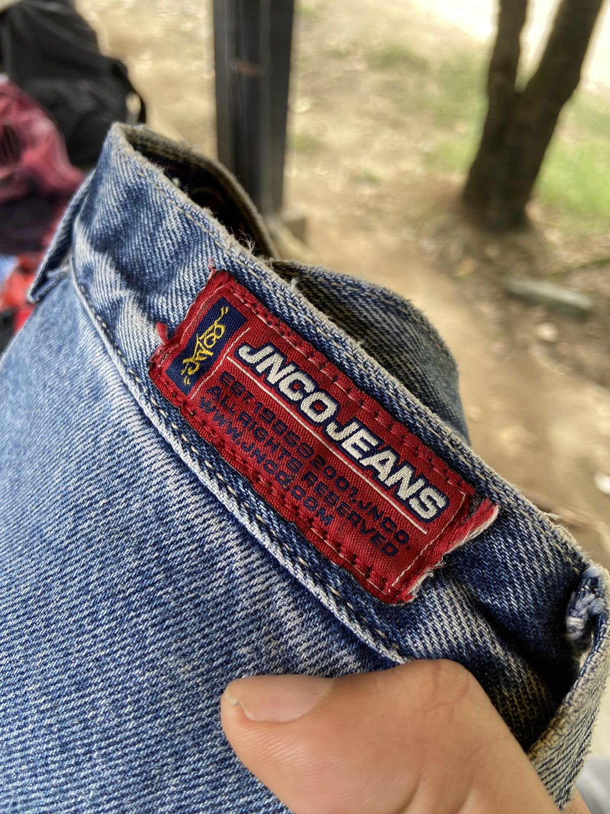 JNCO × Vintage JNCO’a 2001 red crown 👑 Size US 34 / EU 50 - 4 Thumbnail