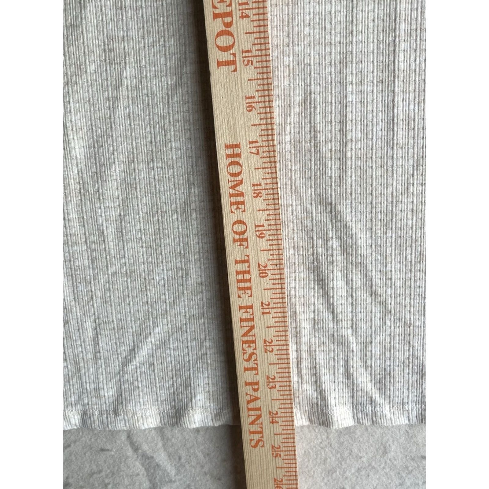 Vintage G.H. BASS & CO. WOMENS MEDIUM CREAM WAFFLE KNIT HENLEY 5 BUTTON LONG SLEEVE TOP Size M / US 6-8 / IT 42-44 - 4 Thumbnail