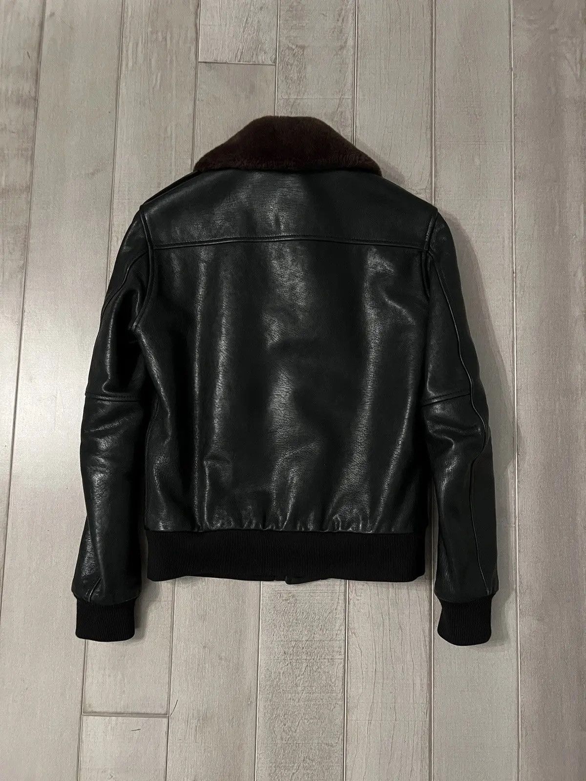 Maison Margiela Maison Margiela Faux Shearling Flight Leather Jacket Size US S / EU 44-46 / 1 - 4 Thumbnail